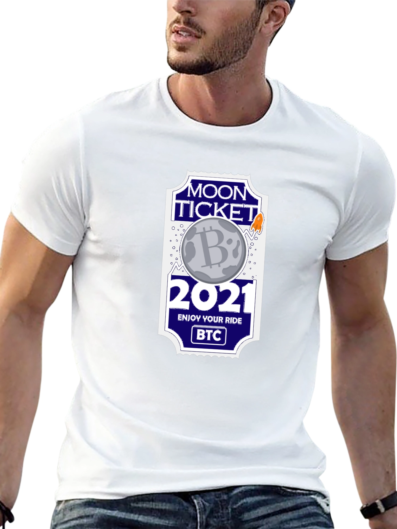 Moon Ticket 2021 BTC T-Shirt