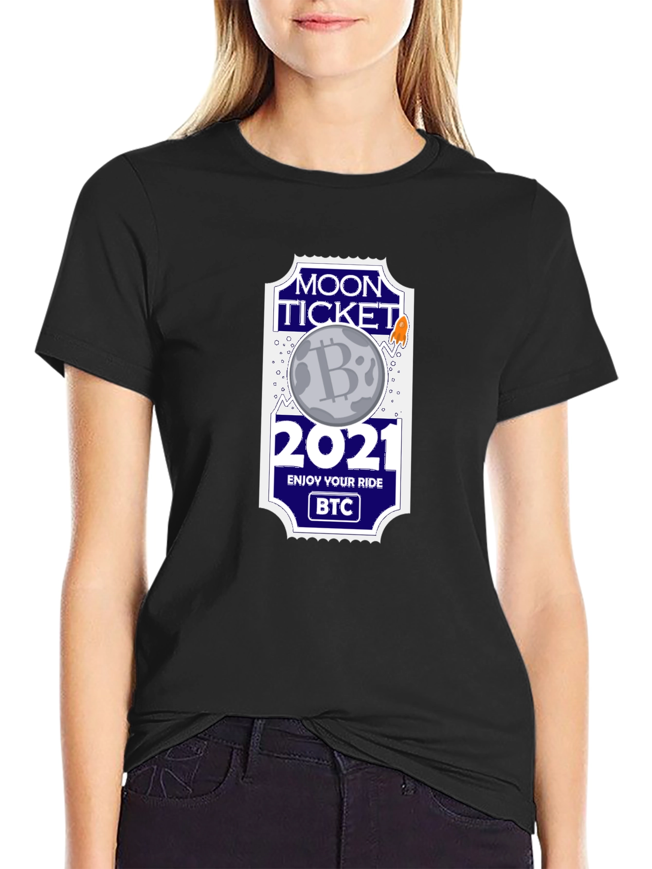 Moon Ticket 2021 BTC T-Shirt