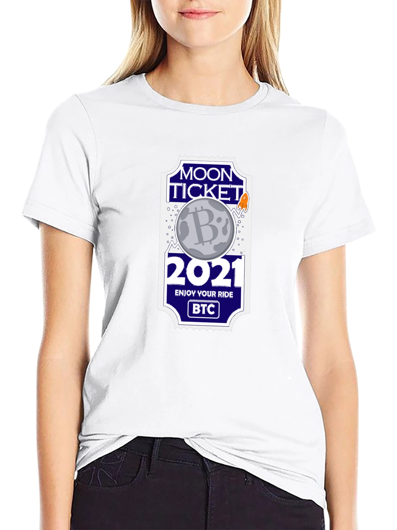 Moon Ticket 2021 BTC T-Shirt