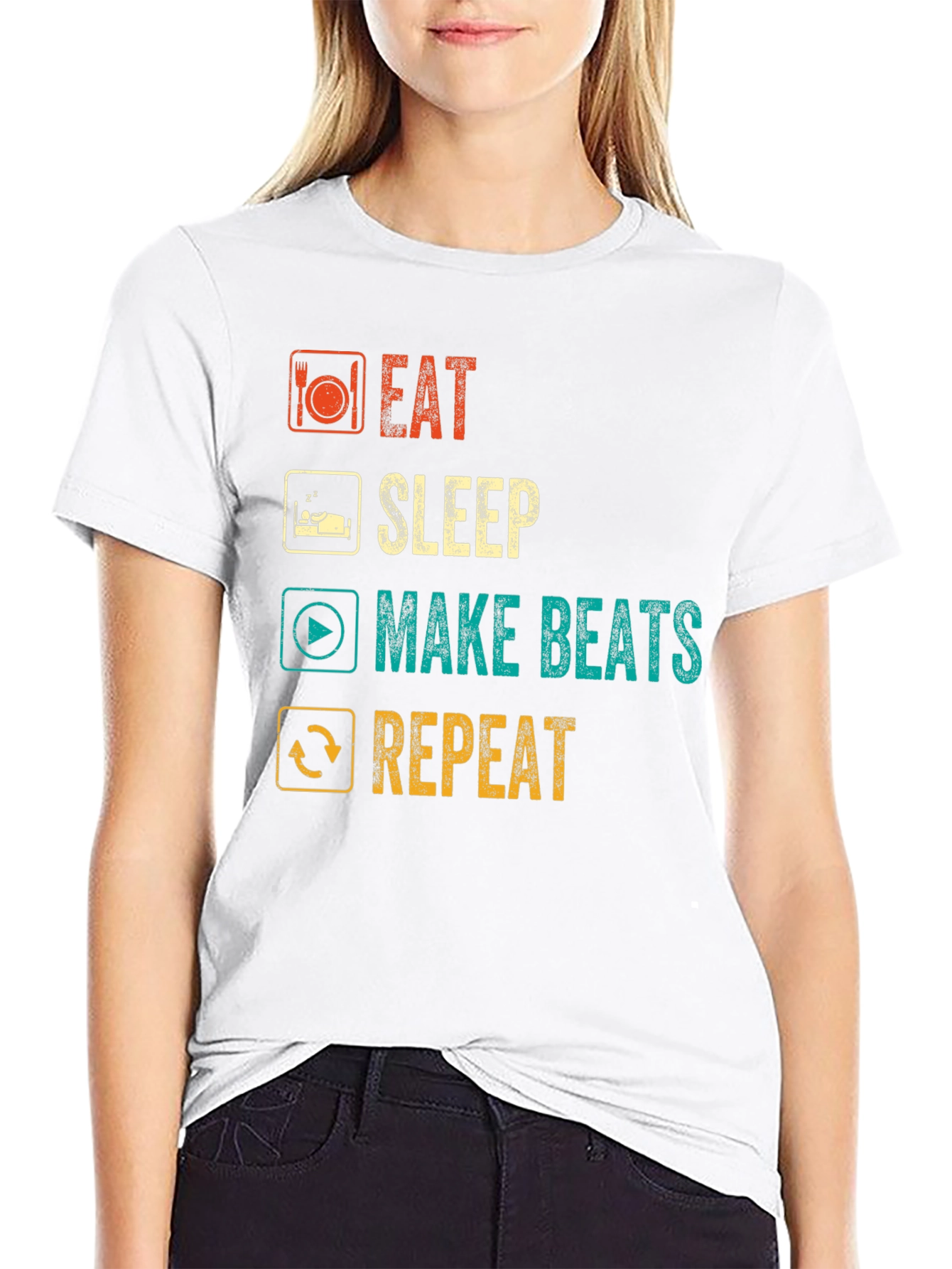 Eat Sleep Make Beats Repeat T-Shirt