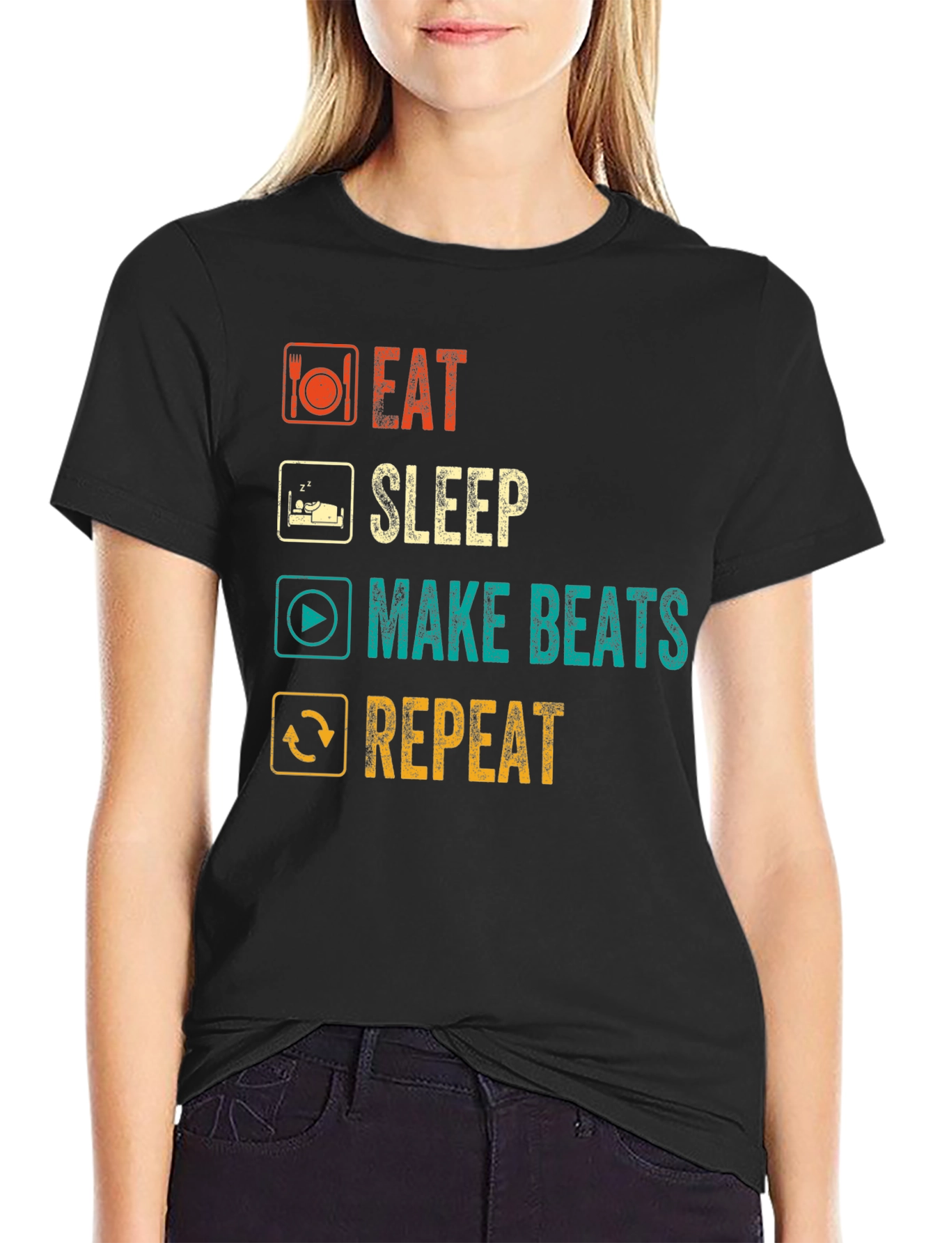 Eat Sleep Make Beats Repeat T-Shirt