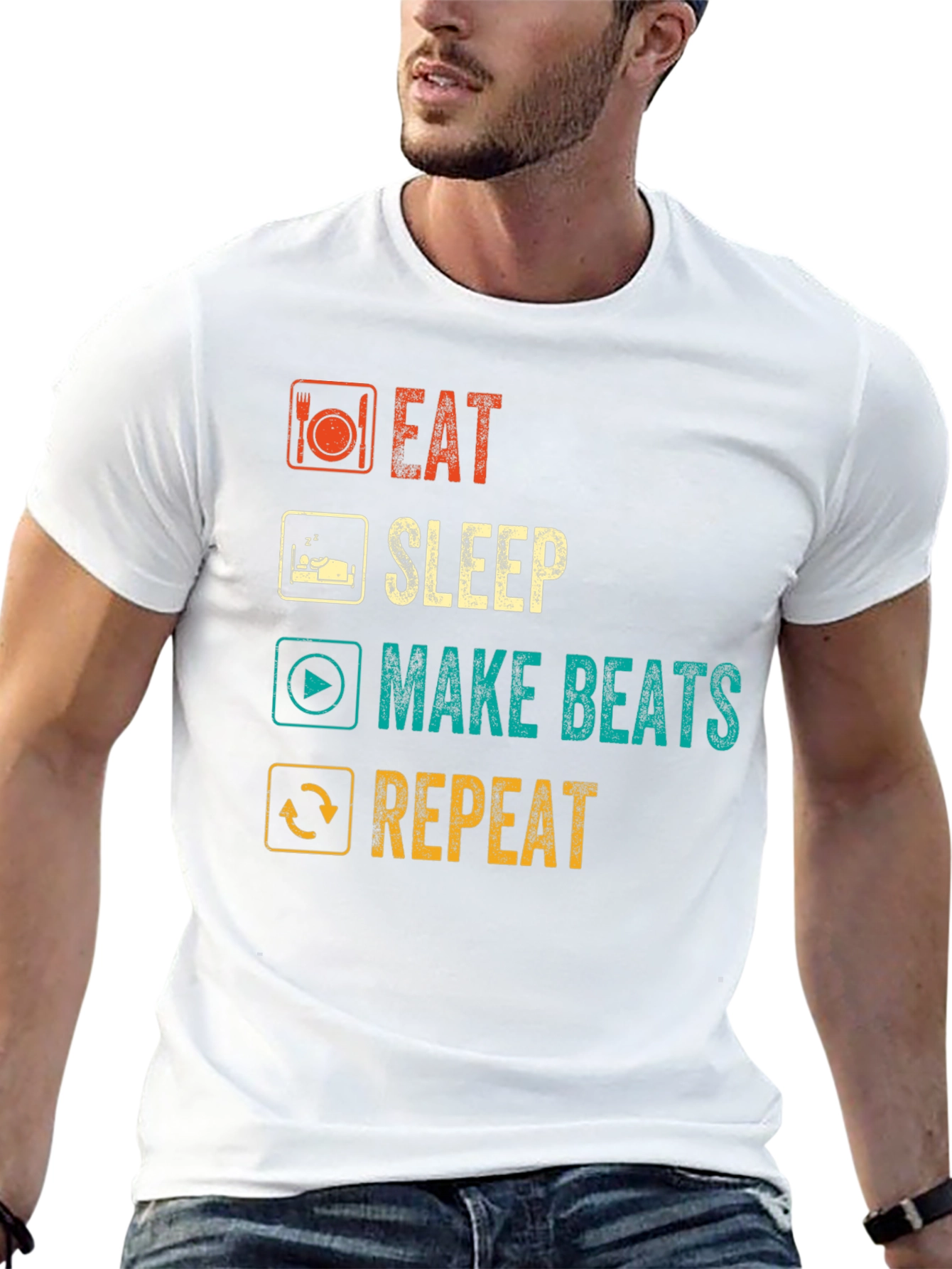Eat Sleep Make Beats Repeat T-Shirt