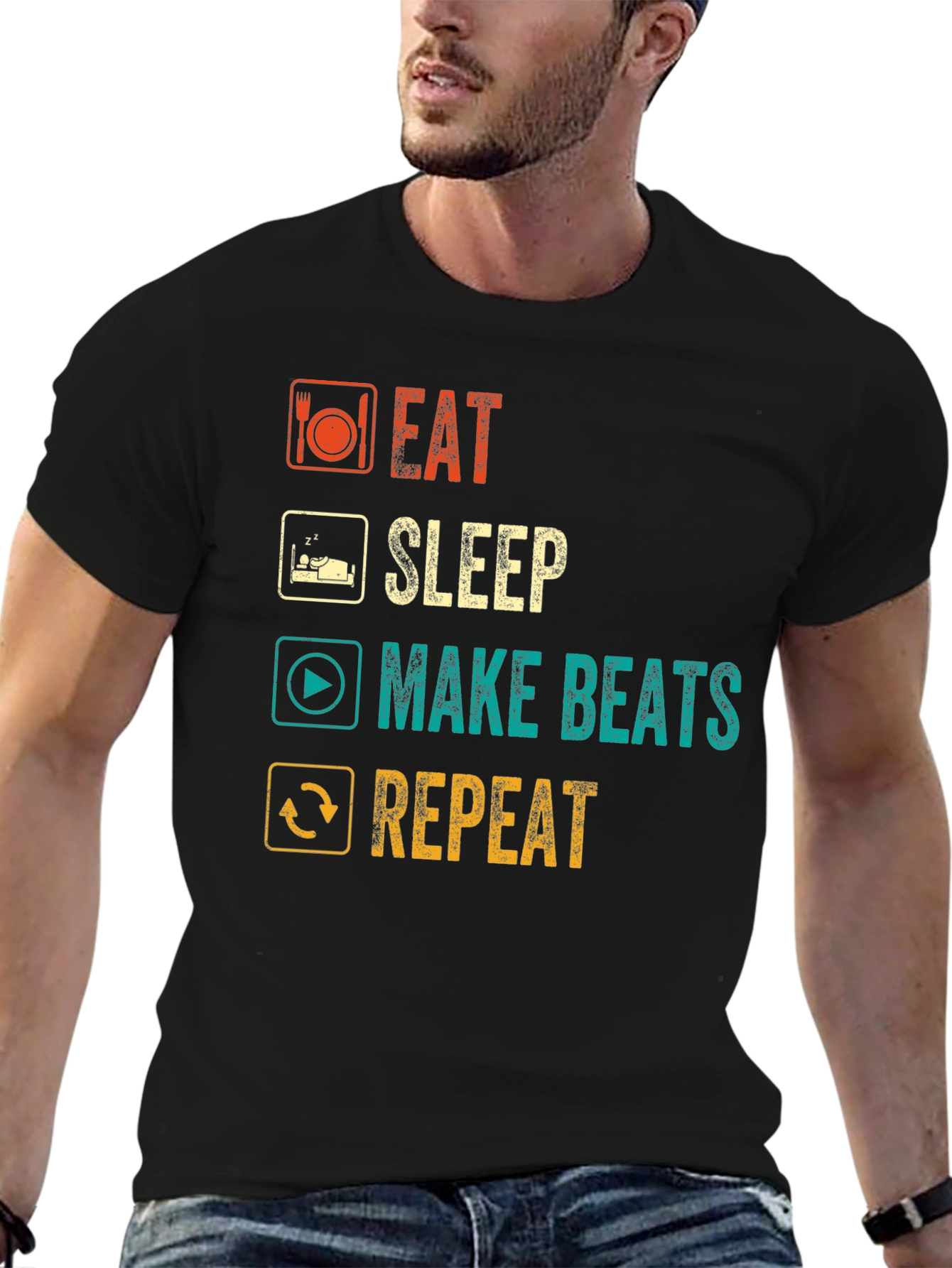Eat Sleep Make Beats Repeat T-Shirt