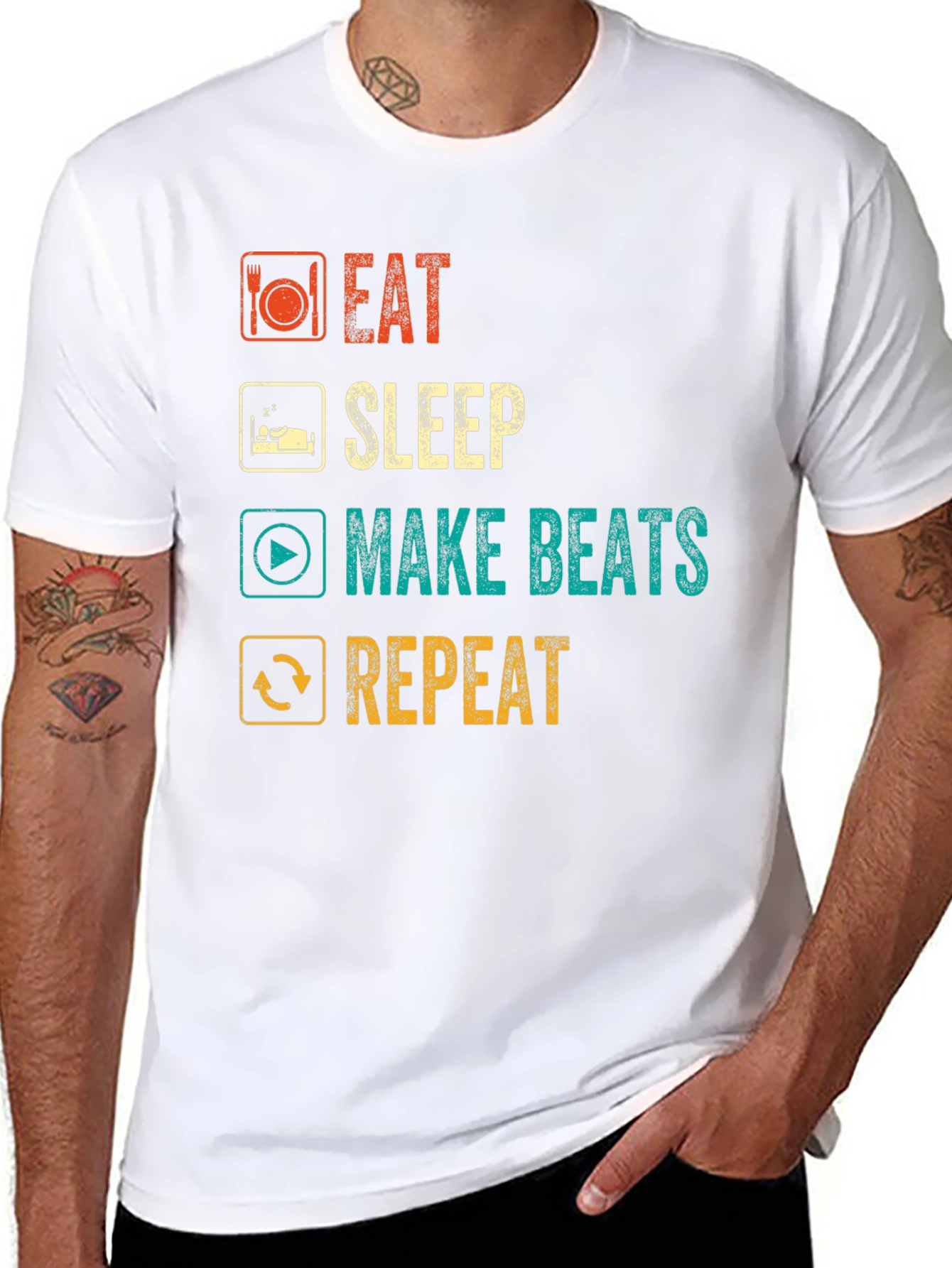 Eat Sleep Make Beats Repeat T-Shirt