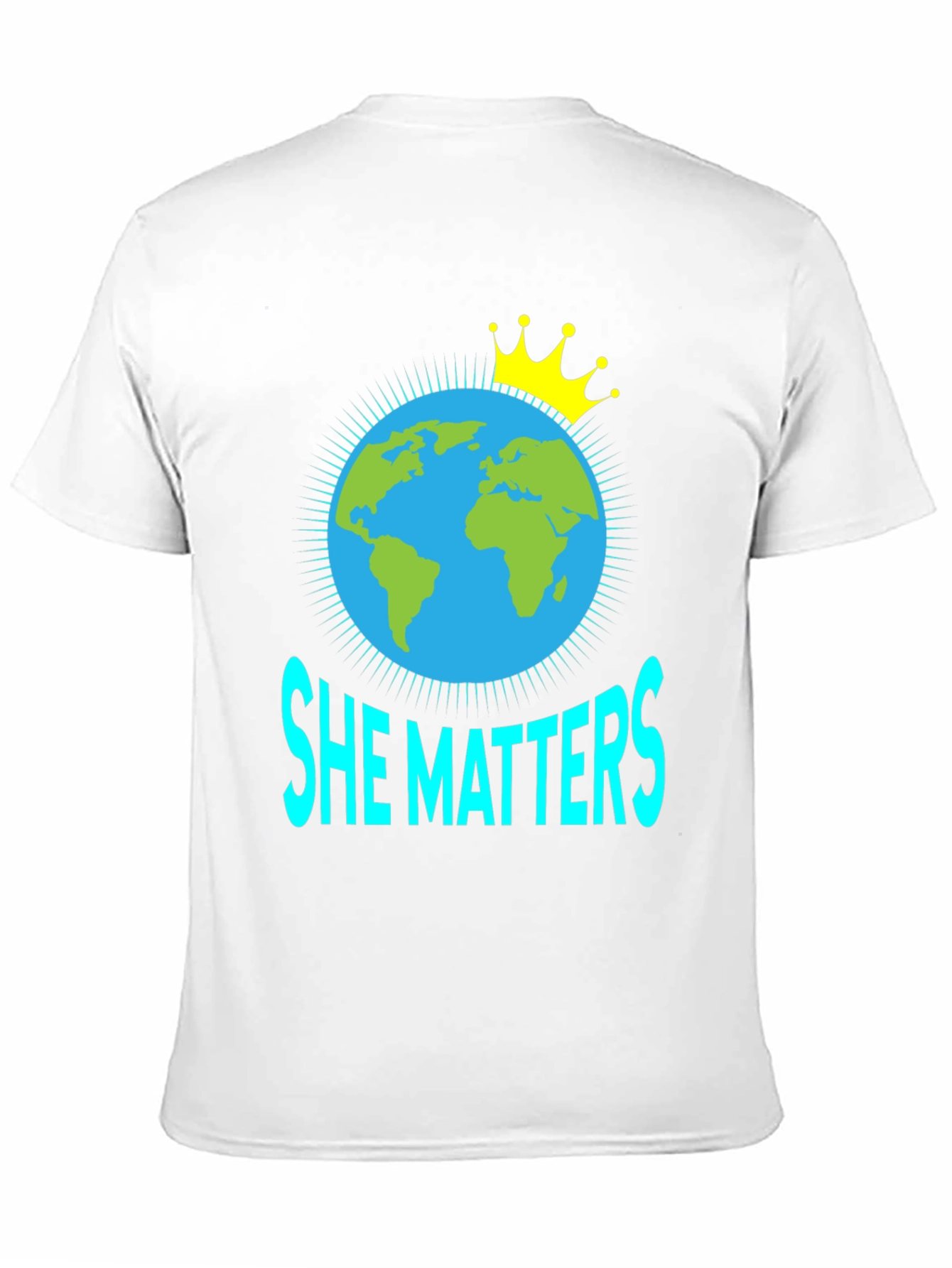 She Matters Earth Graphic T-Shirt