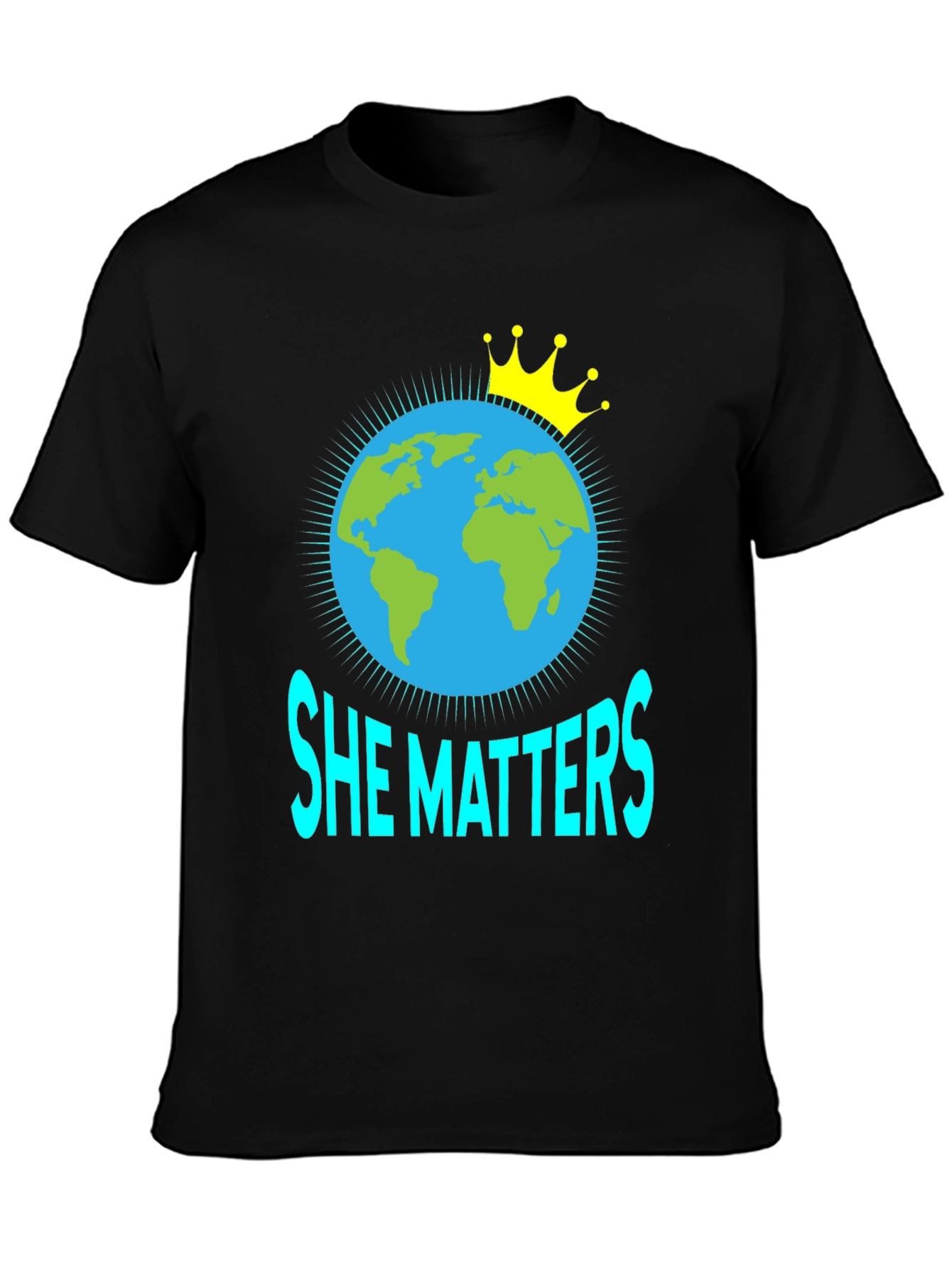 She Matters Earth Graphic T-Shirt