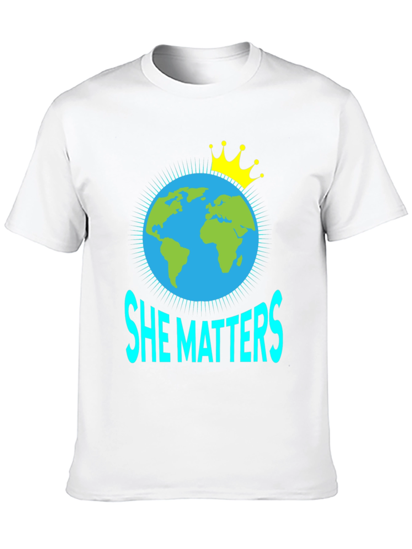 She Matters Earth Graphic T-Shirt