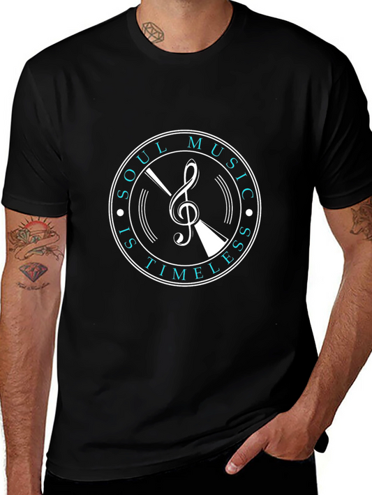 Soul Music is Timeless Graphic Tee - Black