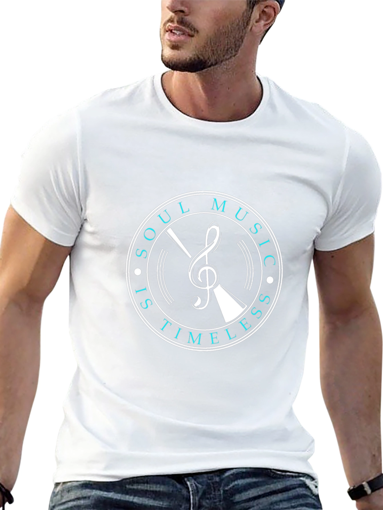 Soul Music is Timeless Graphic Tee - Black