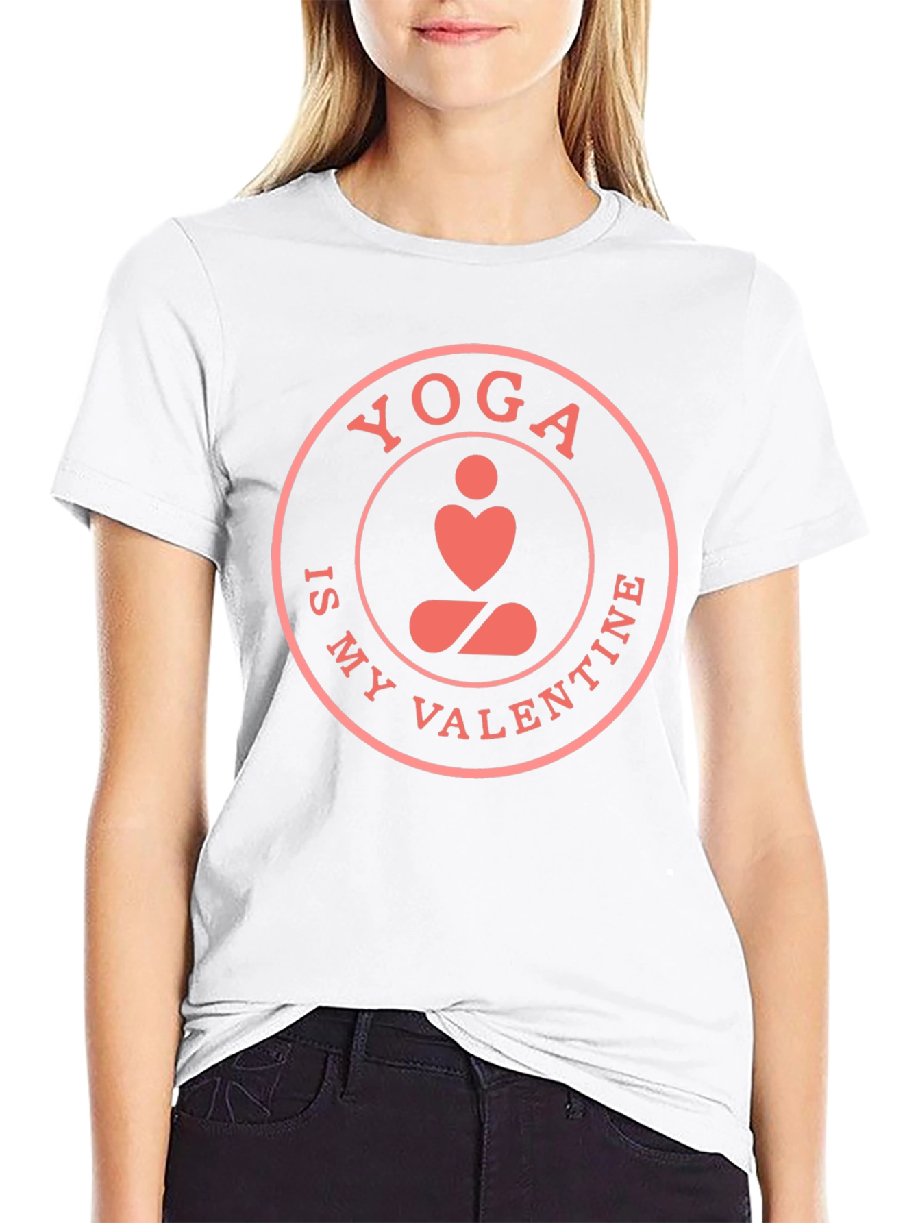 Yoga Is My Valentine Graphic Tee