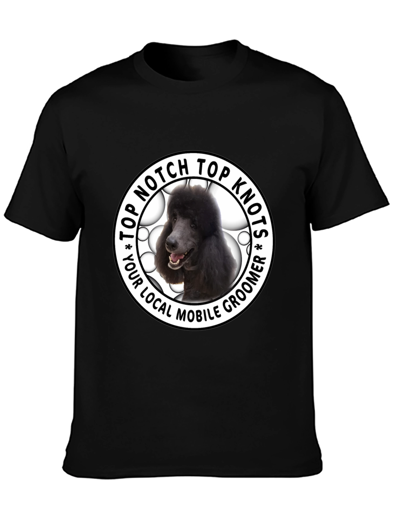 Top Notch Top Knots Poodle Groomer T-Shirt
