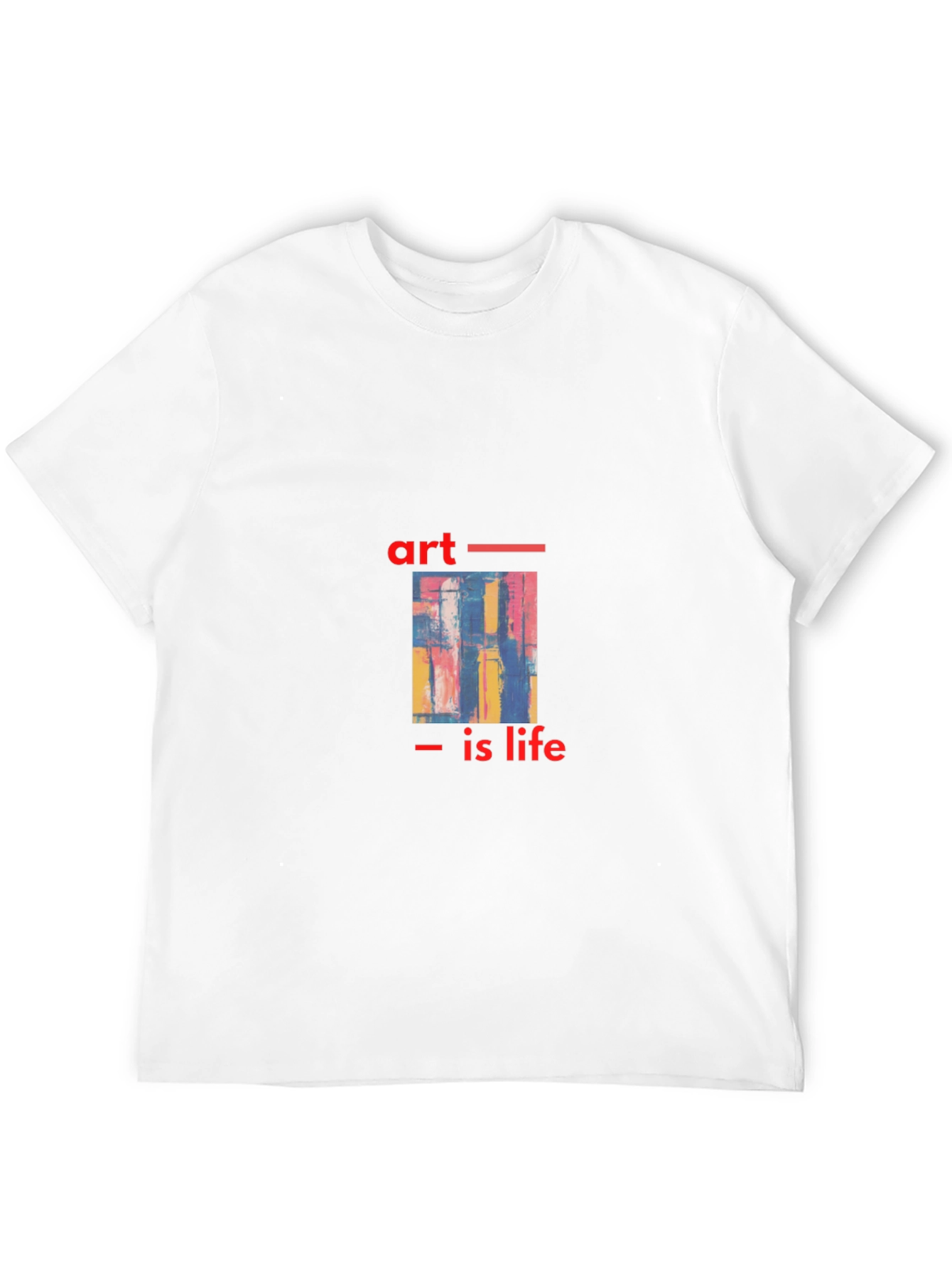 Art Is Life Graphic T-Shirt - Black