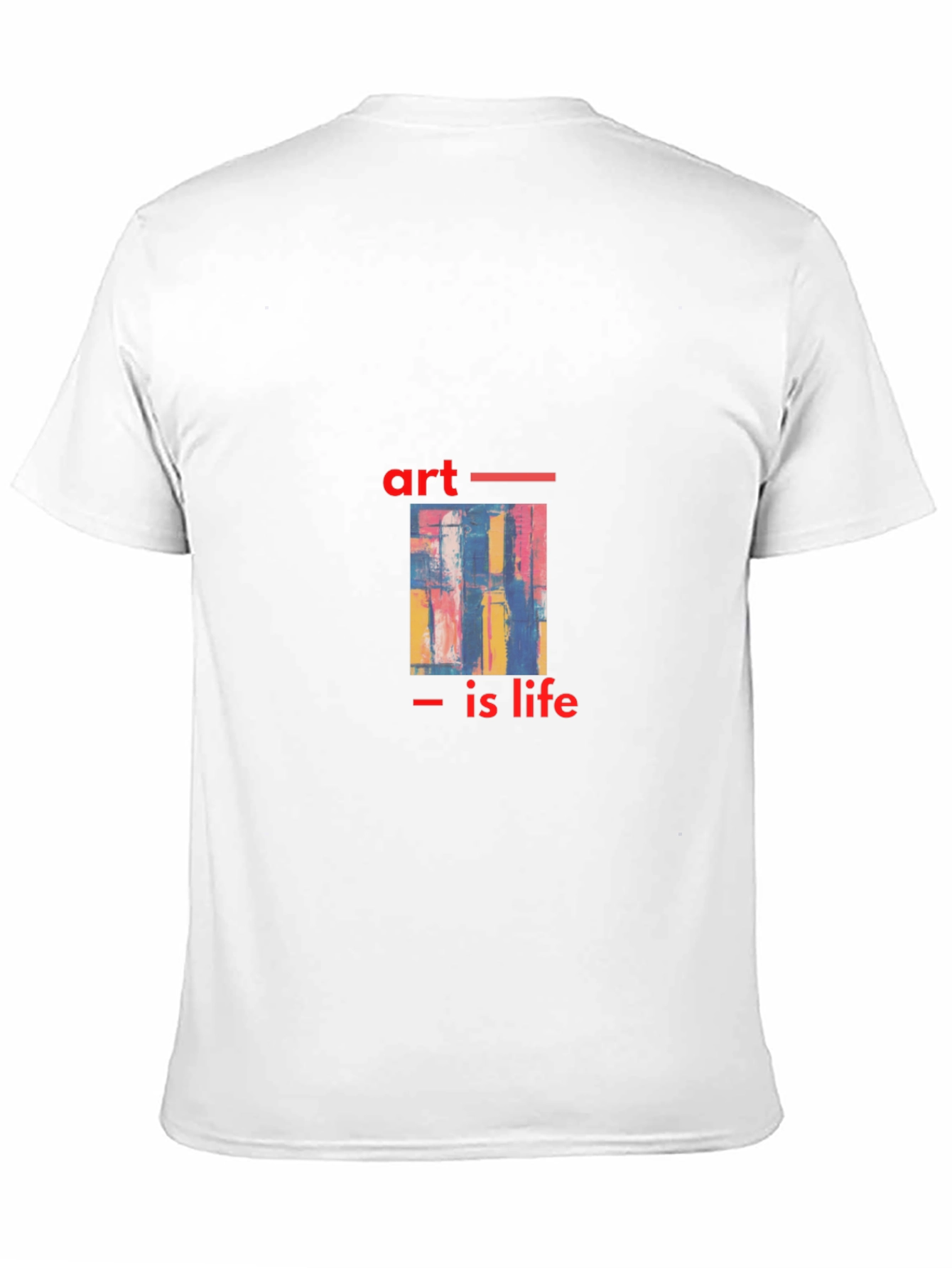Art Is Life Graphic T-Shirt - Black