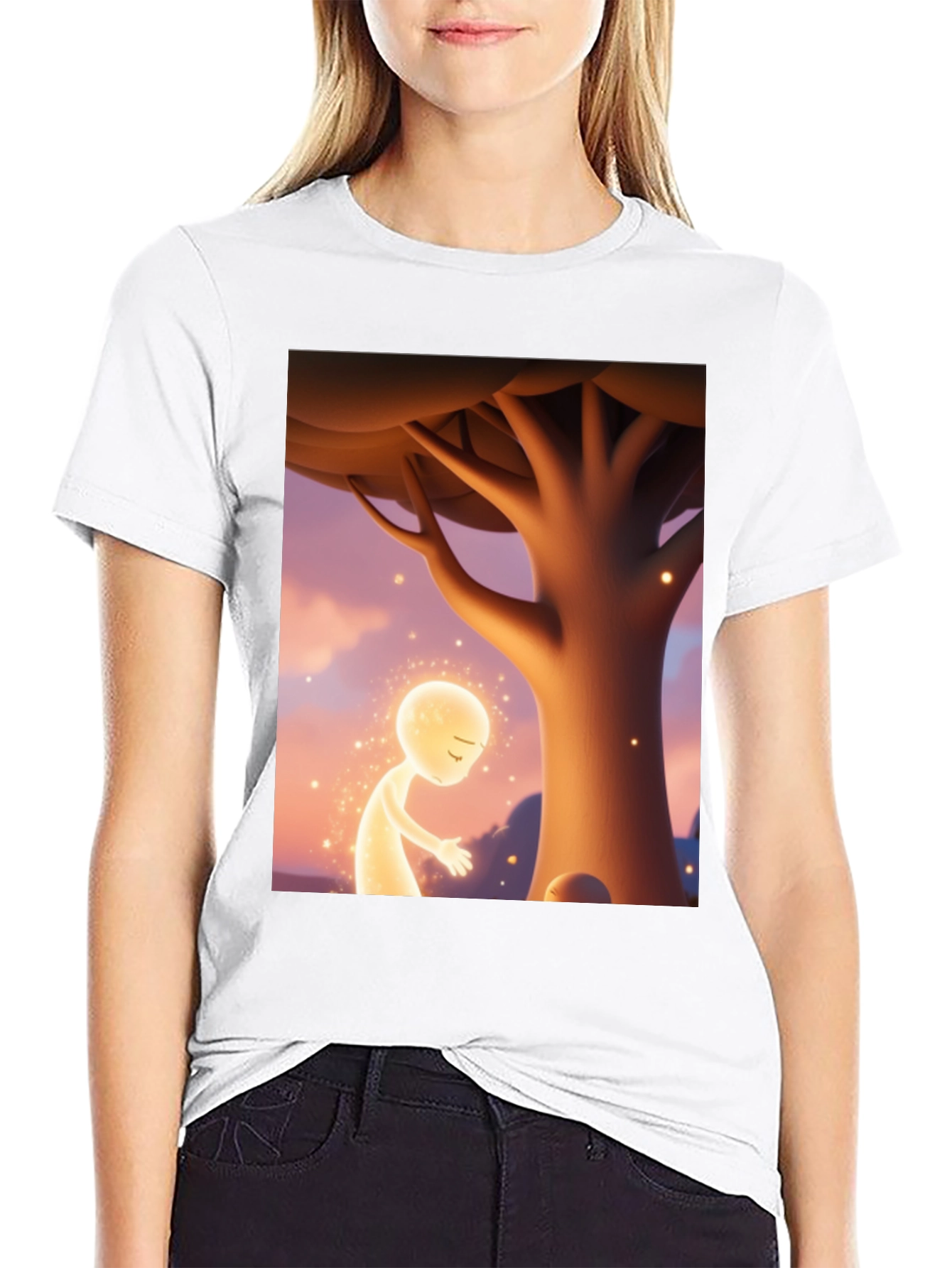 Mystic Glow T-Shirt - Spiritual Design