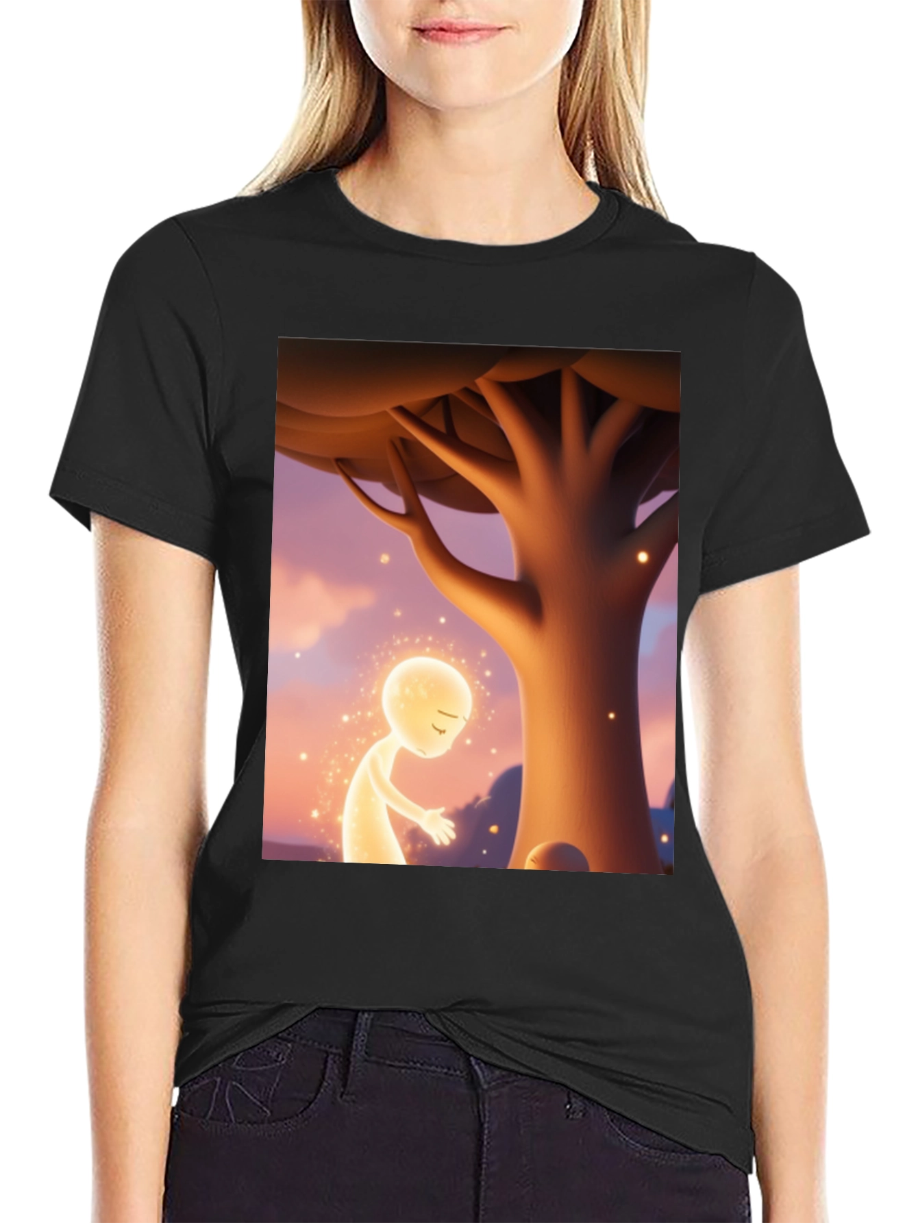 Mystic Glow T-Shirt - Spiritual Design