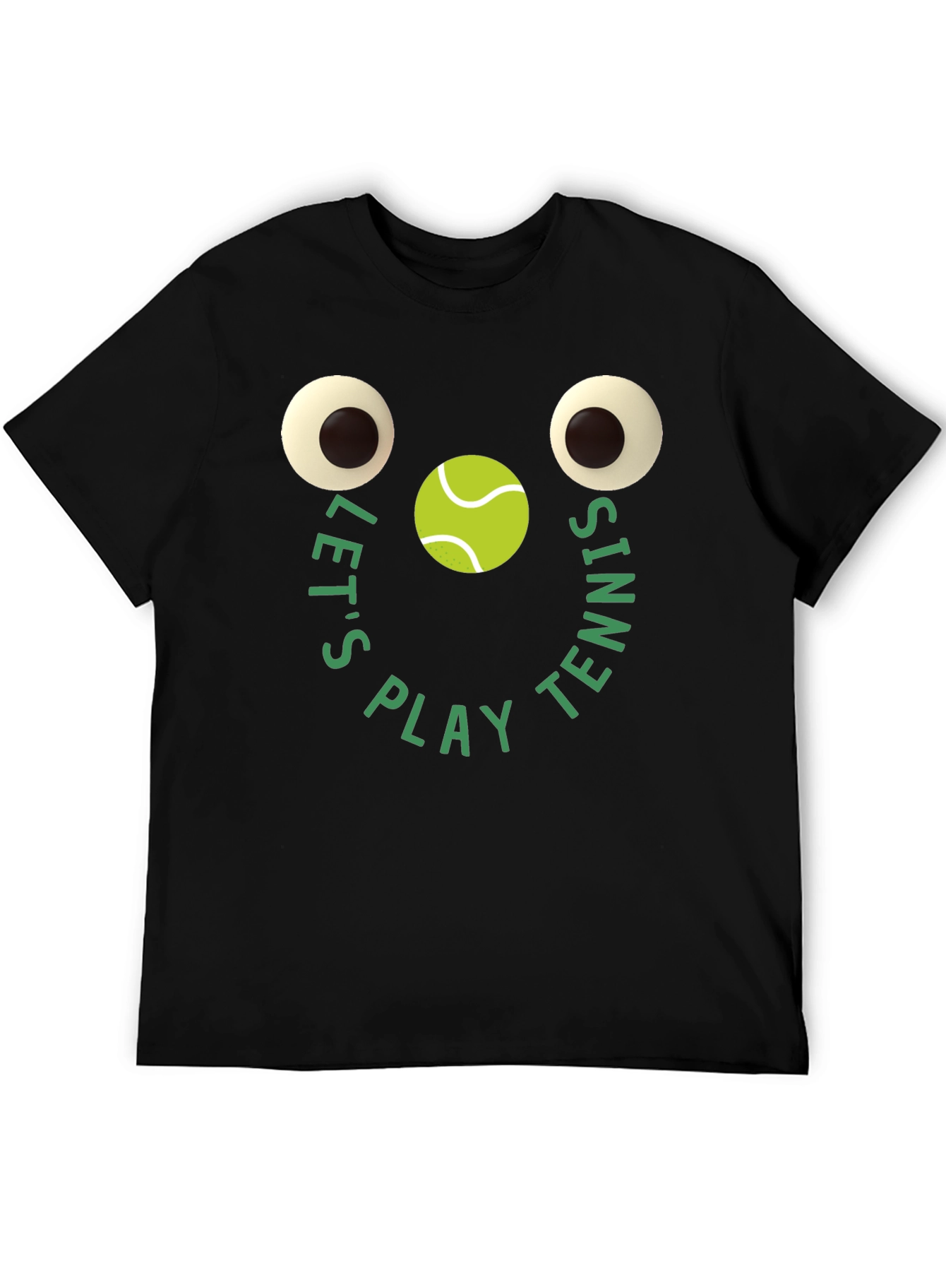 Funny Tennis Graphic Tee - Lets Play Tennis T-Shirt