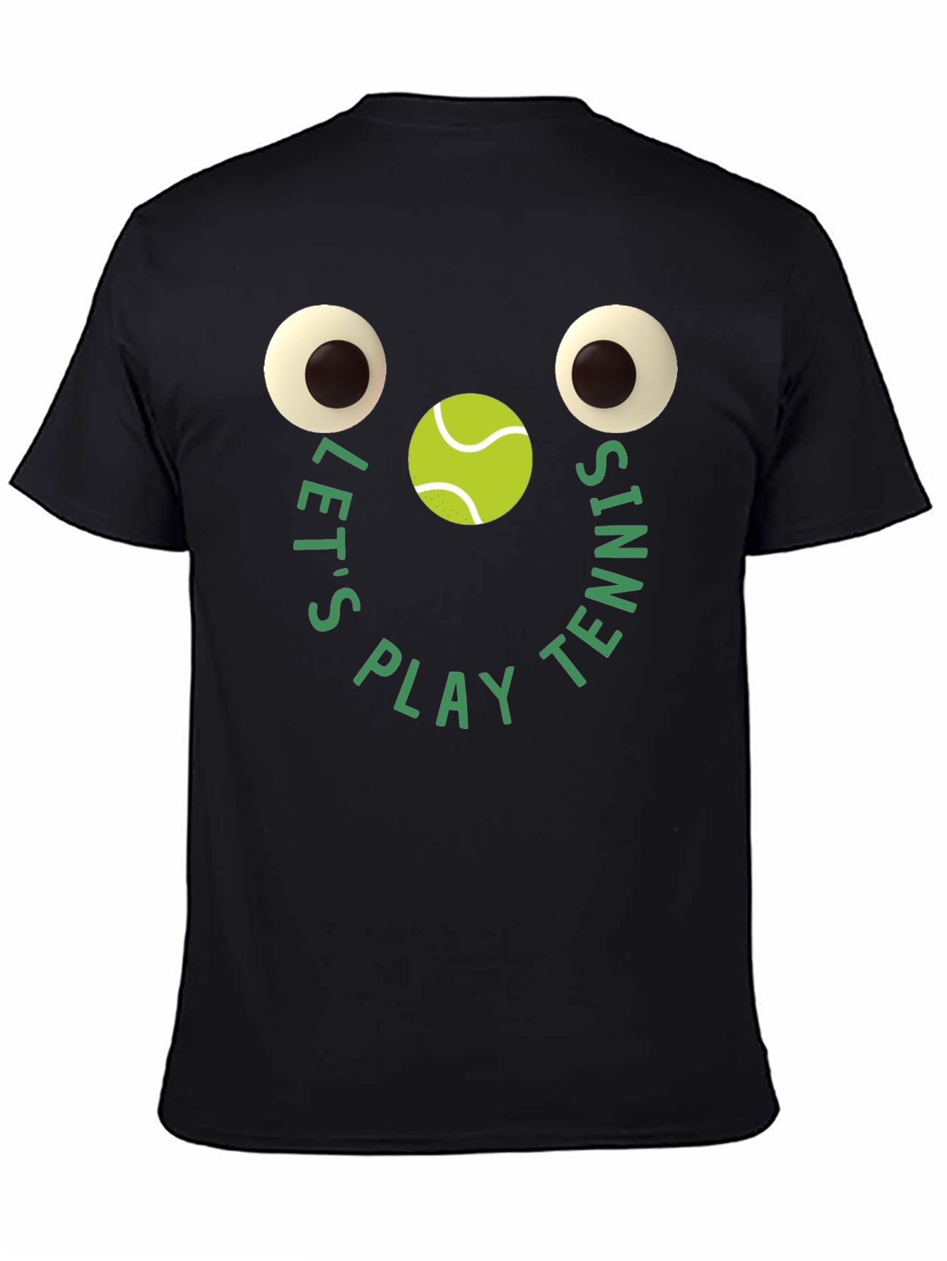 Funny Tennis Graphic Tee - Lets Play Tennis T-Shirt
