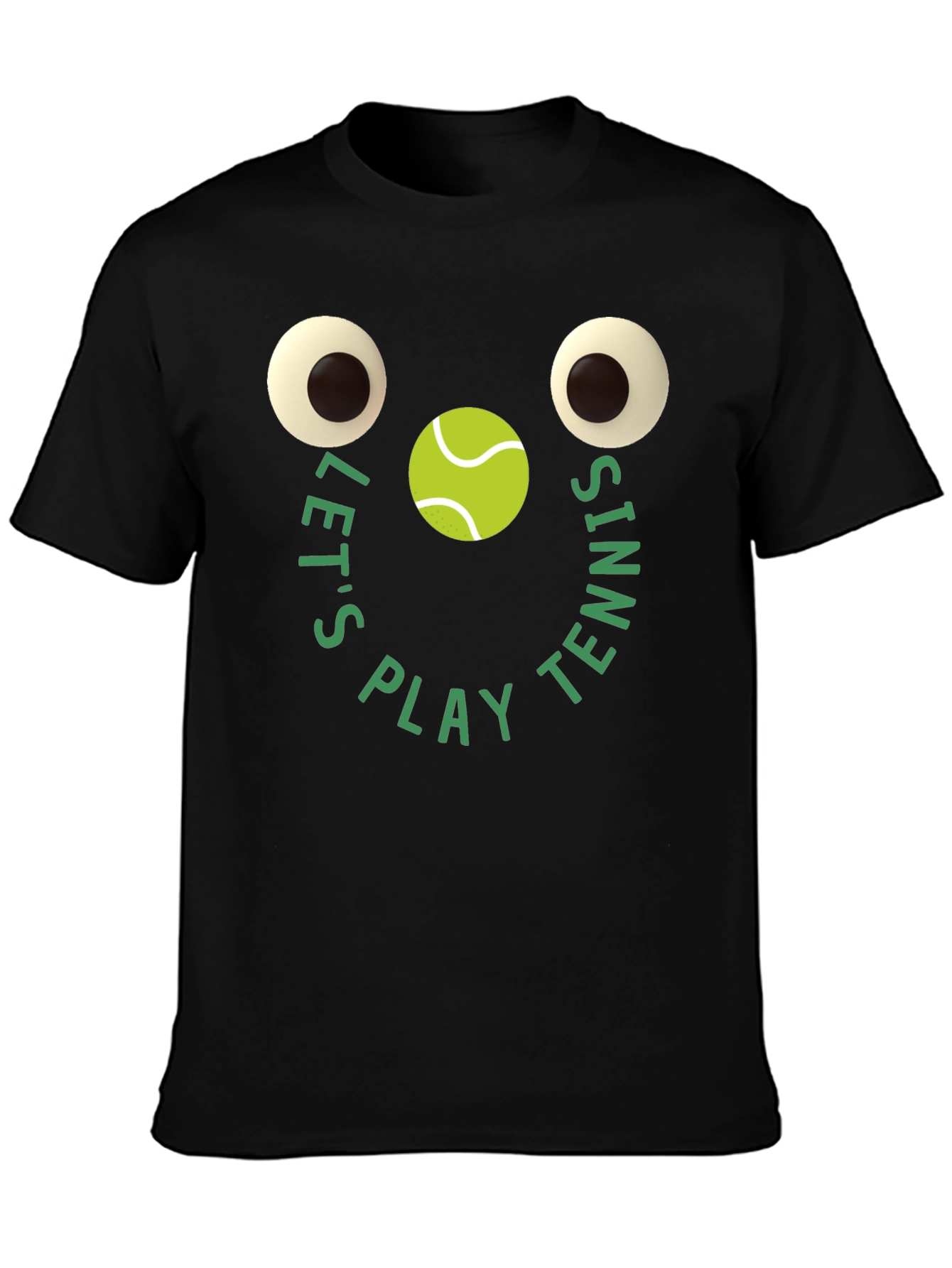 Funny Tennis Graphic Tee - Lets Play Tennis T-Shirt