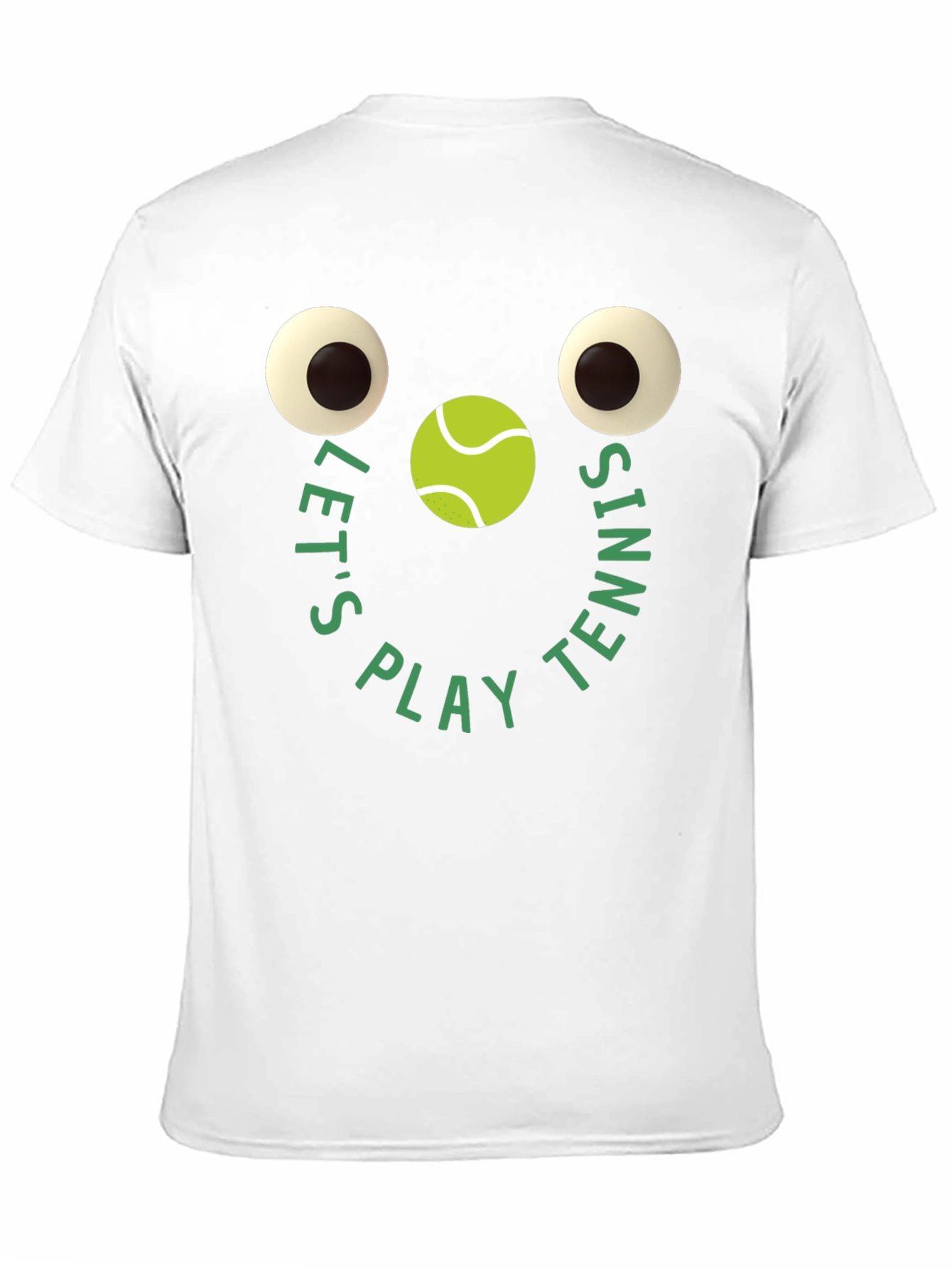 Funny Tennis Graphic Tee - Lets Play Tennis T-Shirt