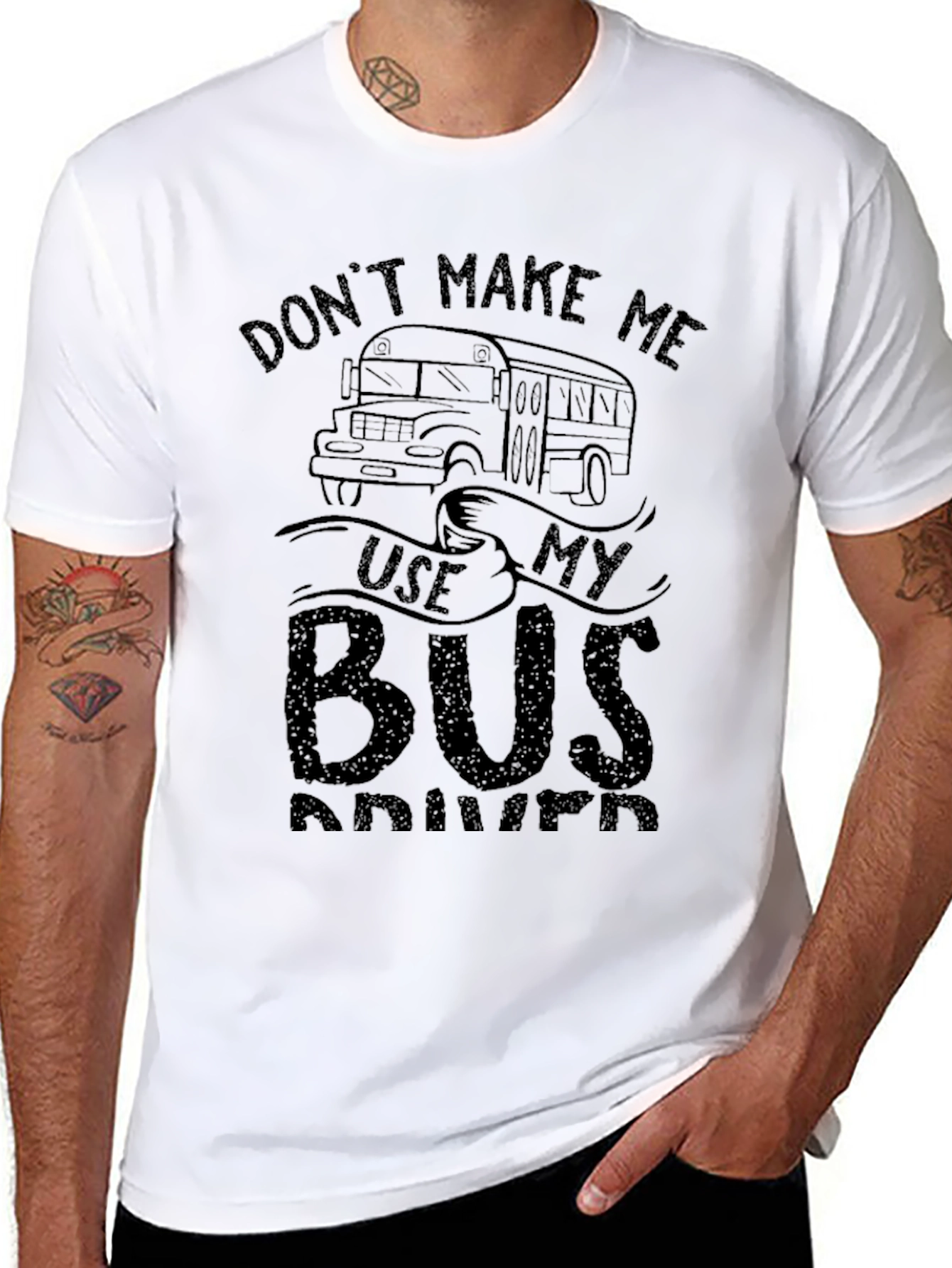 Funny School Bus Driver T-Shirt - Novelty Design