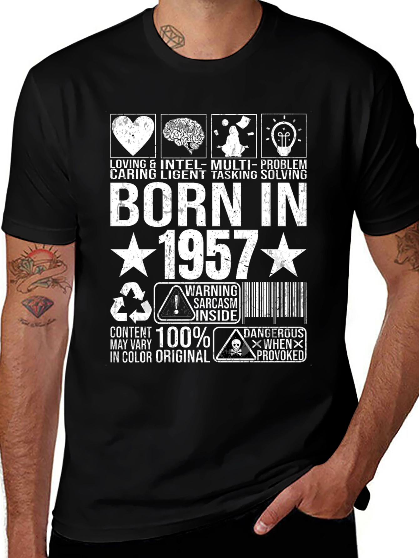 Born In 1957 Graphic T-Shirt