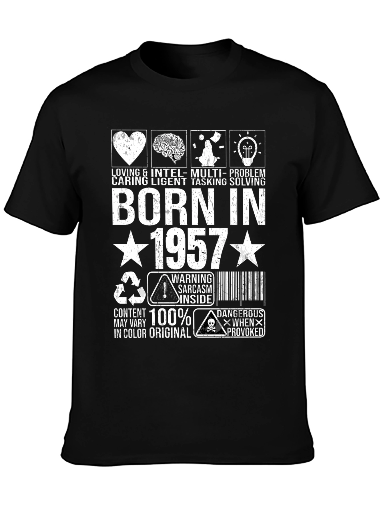 Born In 1957 Graphic T-Shirt