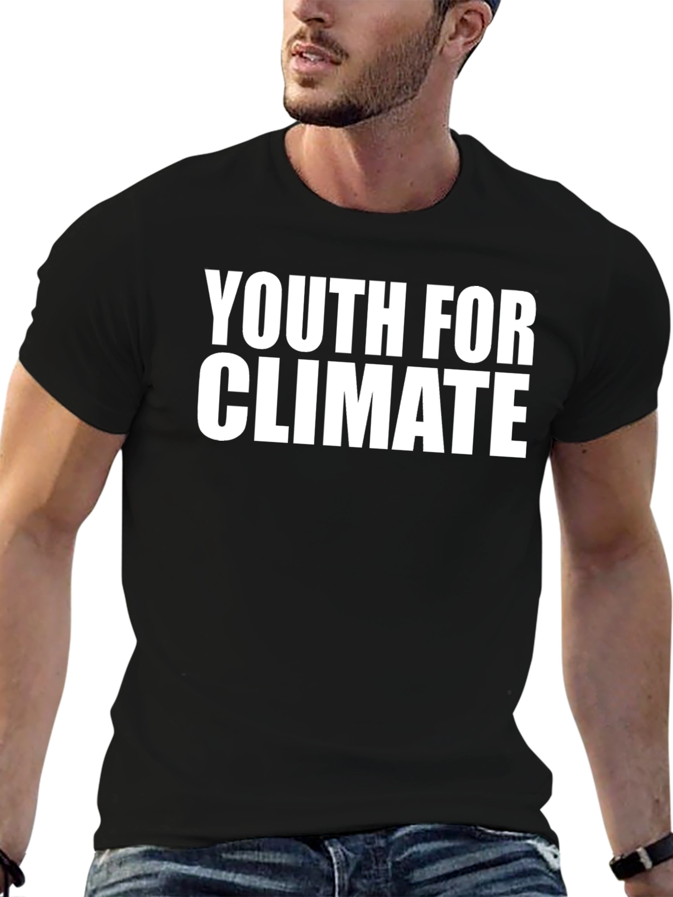 Youth For Climate T-Shirt - Black Activism Tee
