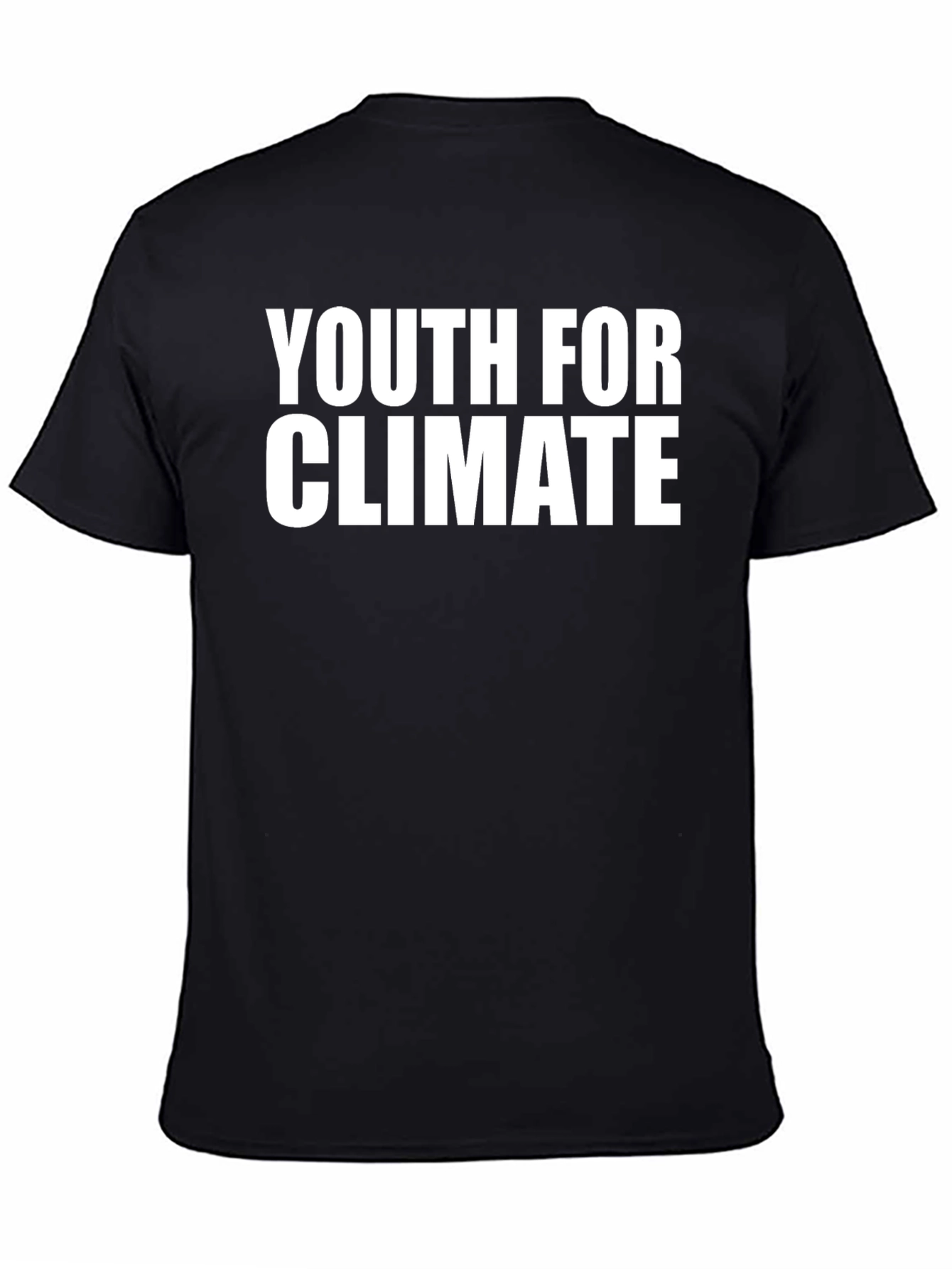 Youth For Climate T-Shirt - Black Activism Tee