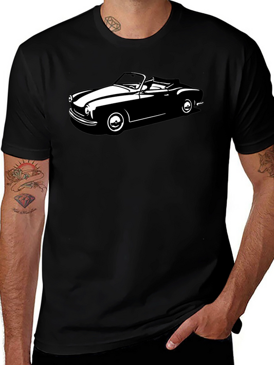 Classic Car Graphic Tee - Black