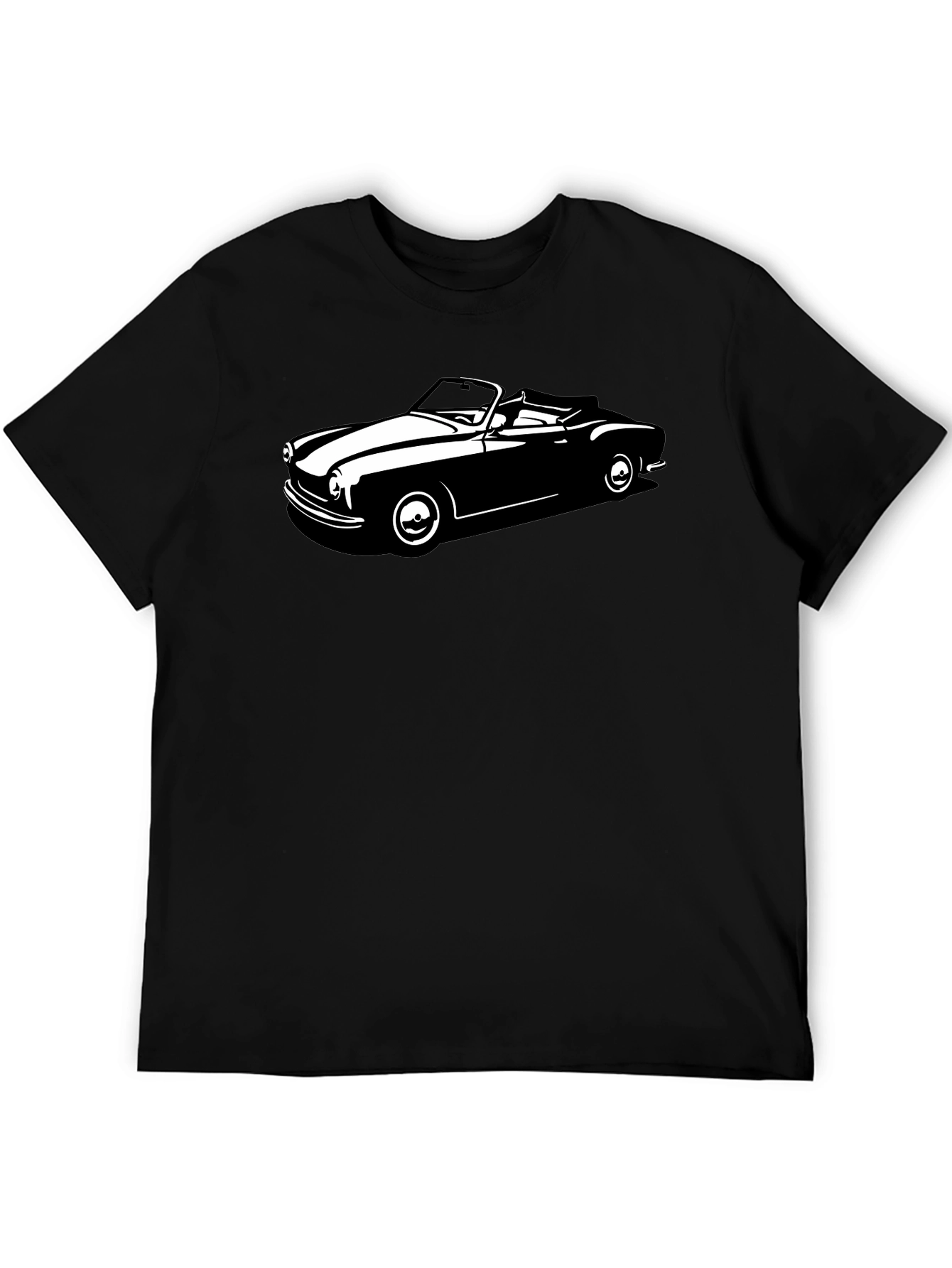 Classic Car Graphic Tee - Black