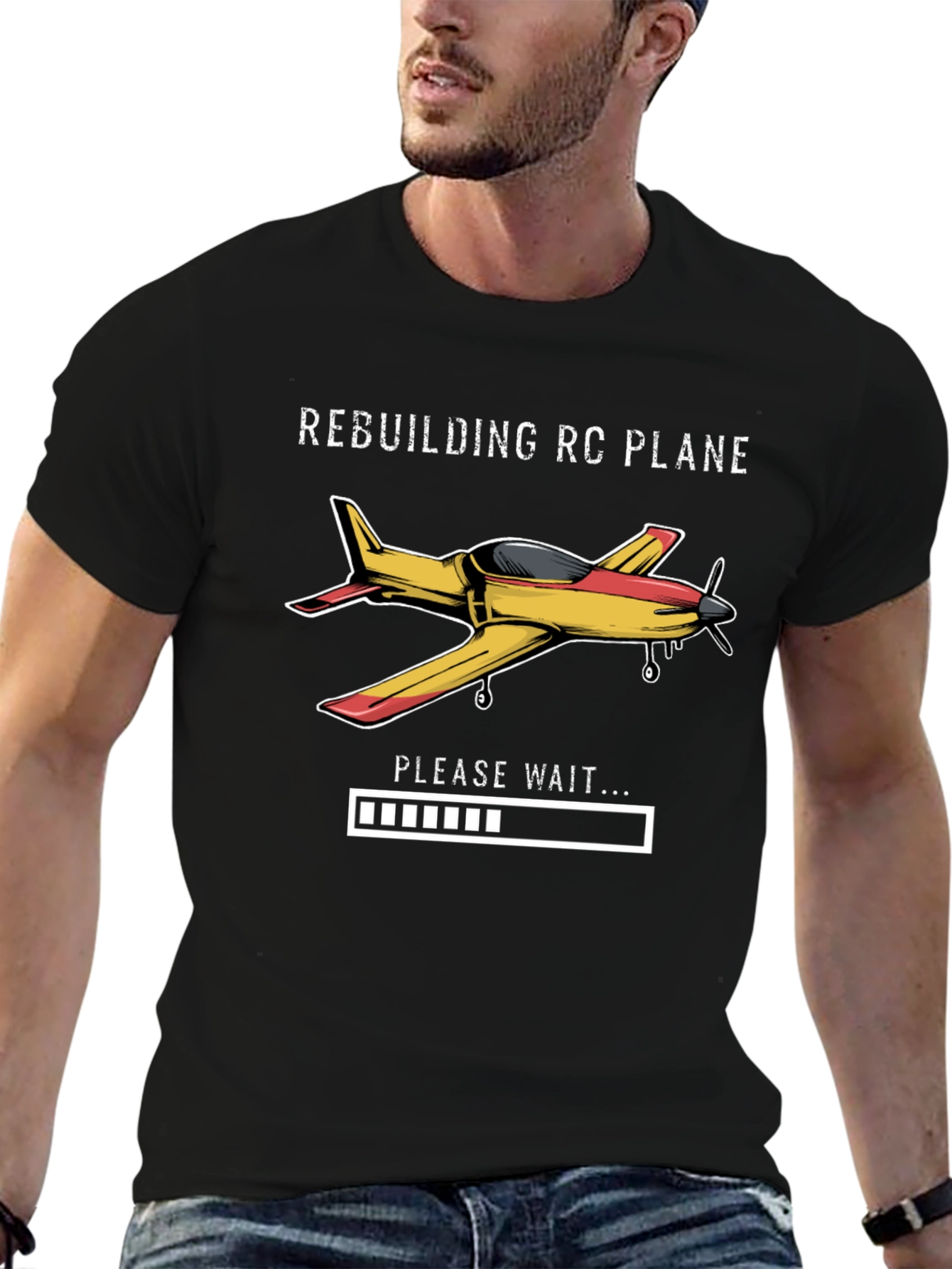 Rebuilding RC Plane T-Shirt - Hobbyist Aviation Tee