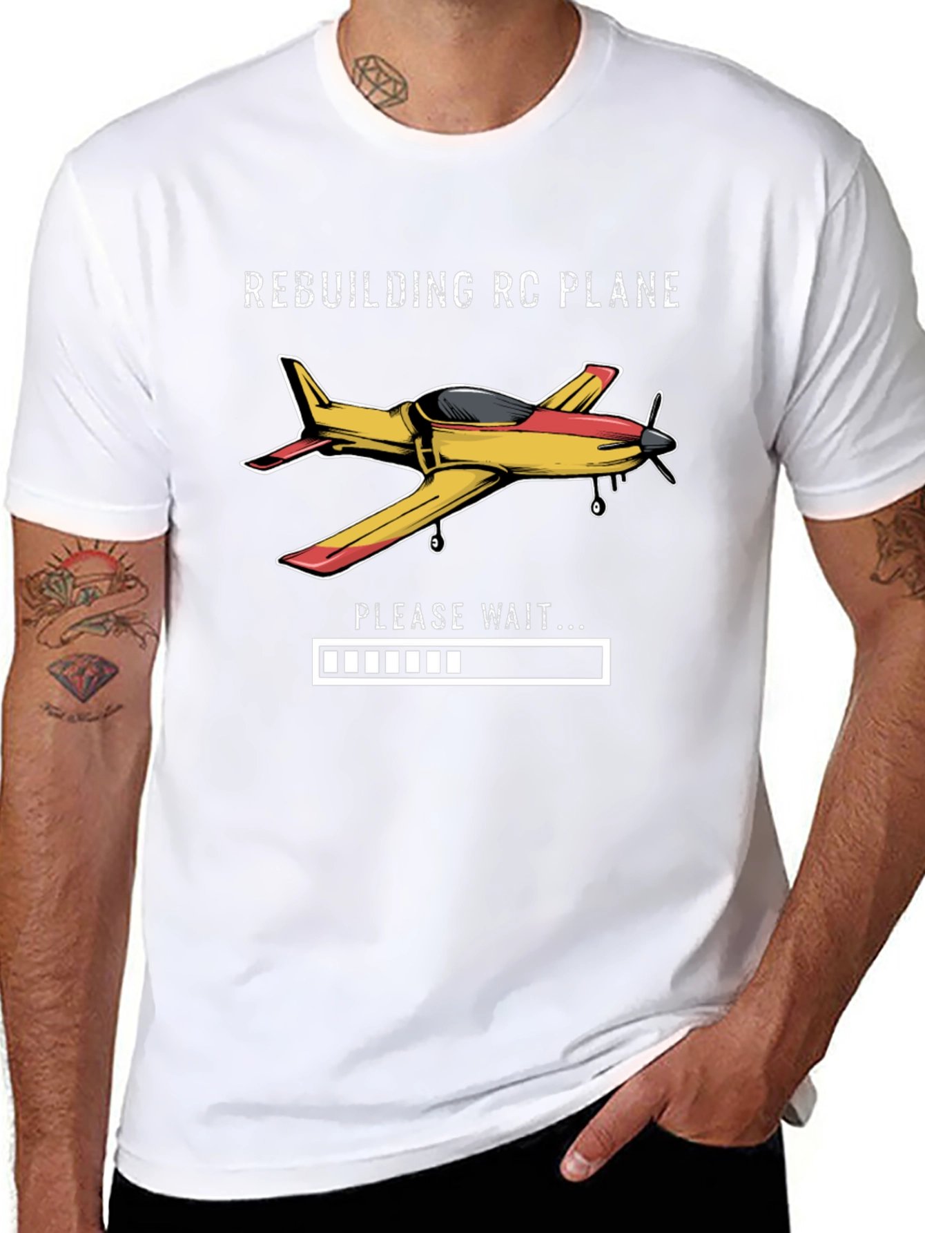Rebuilding RC Plane T-Shirt - Hobbyist Aviation Tee