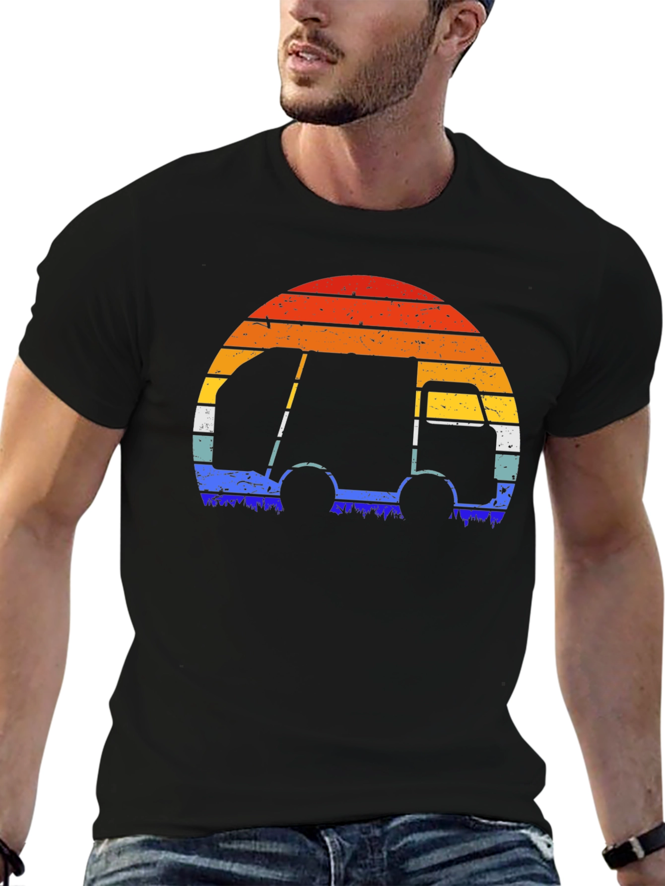 Retro Camper Van Graphic T-Shirt