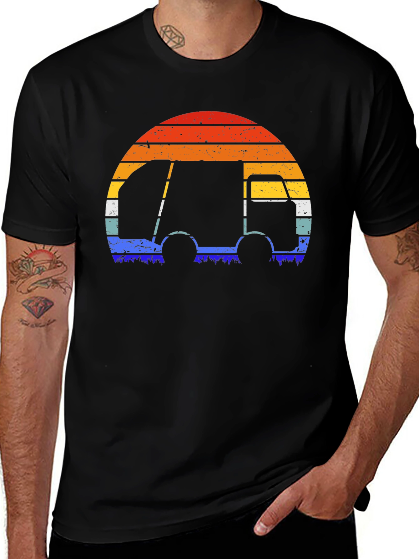 Retro Camper Van Graphic T-Shirt