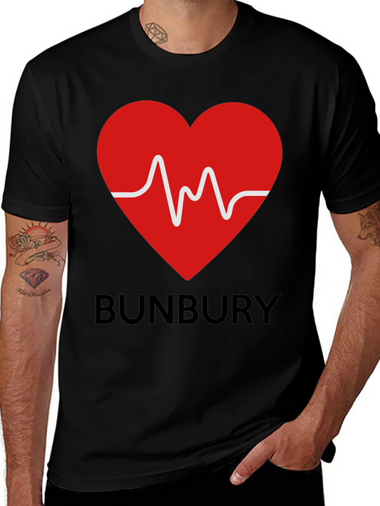 Bunbury Heartbeat T-Shirt - Black