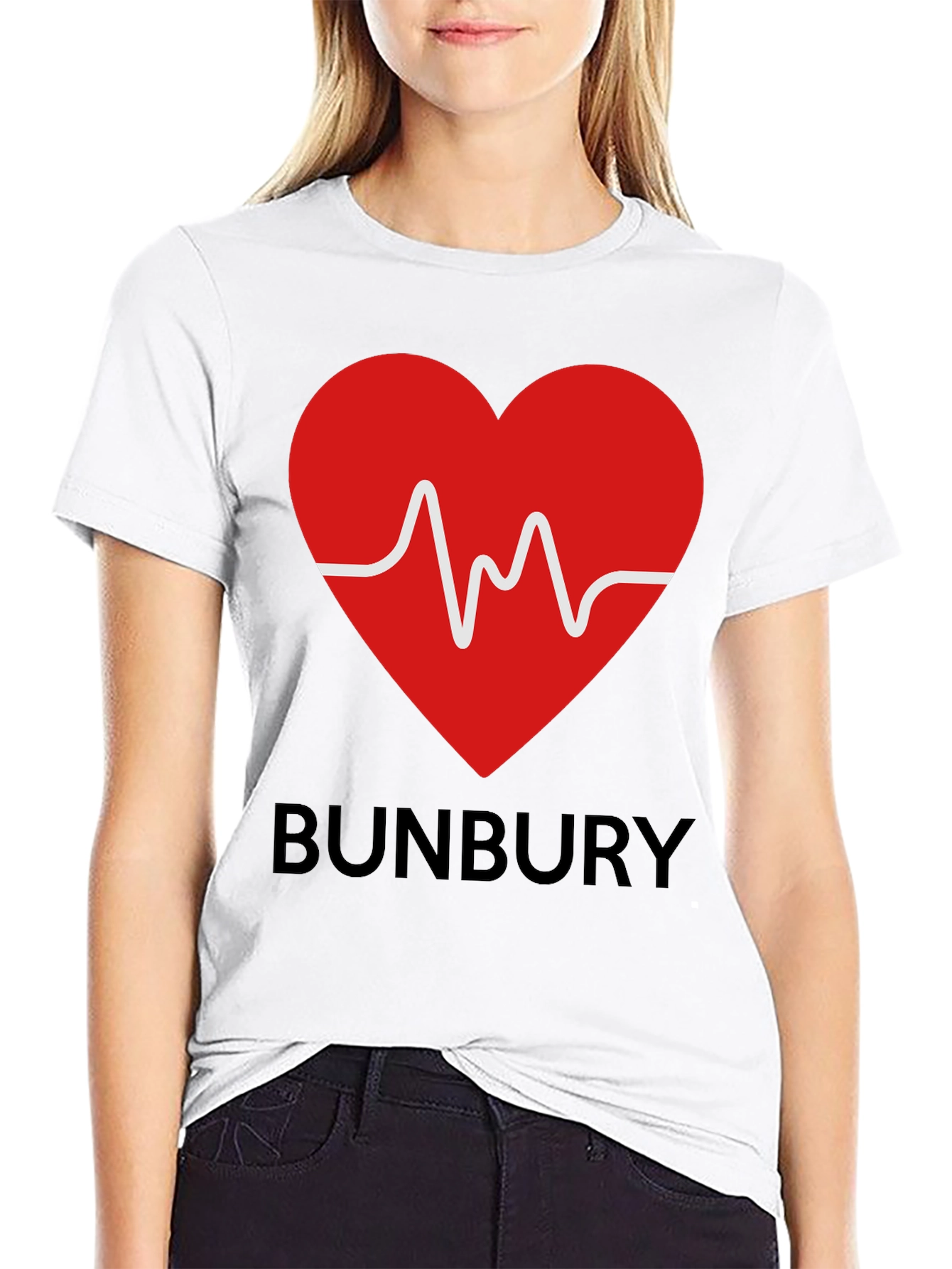 Bunbury Heartbeat T-Shirt - Black