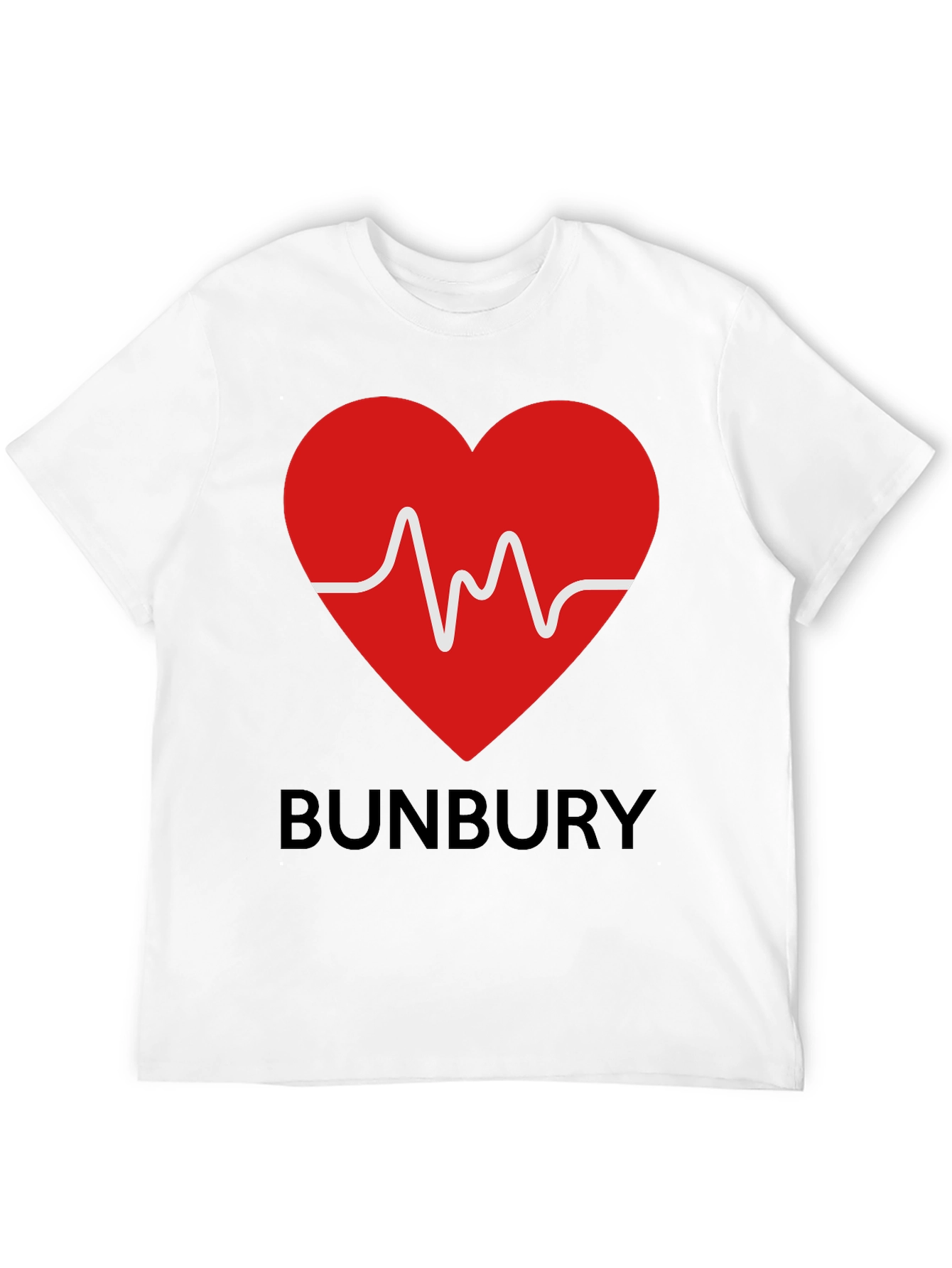 Bunbury Heartbeat T-Shirt - Black