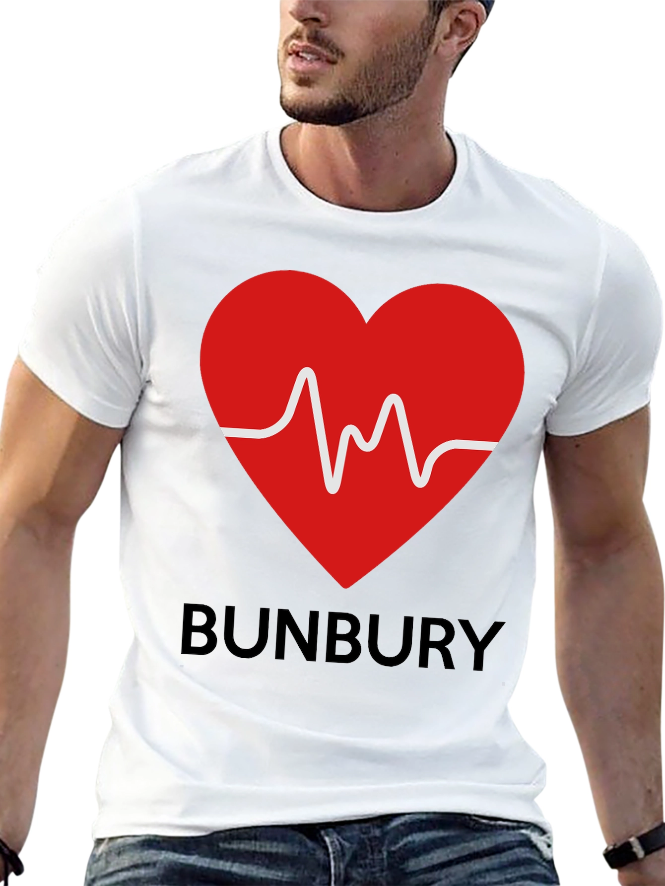 Bunbury Heartbeat T-Shirt - Black