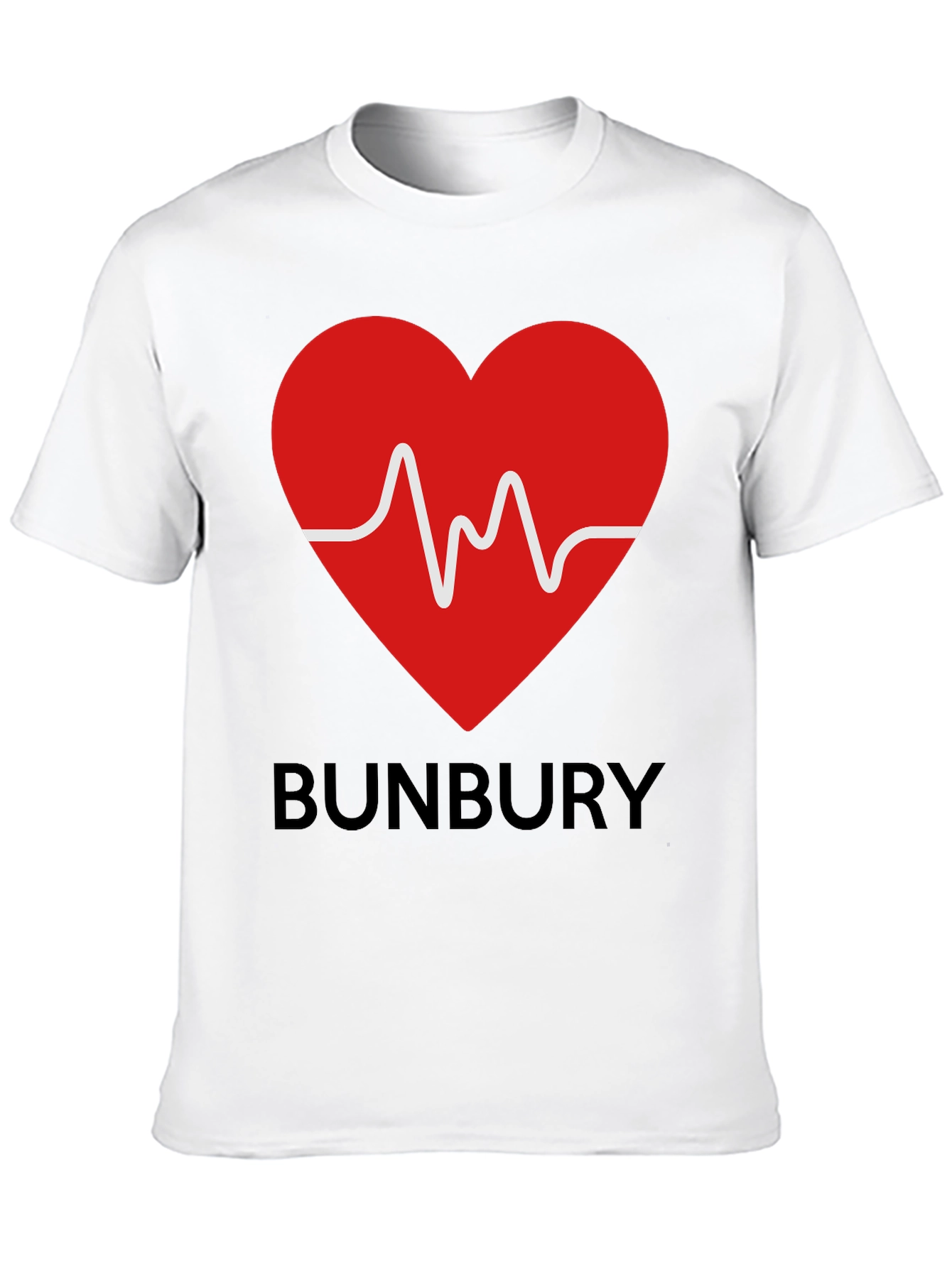 Bunbury Heartbeat T-Shirt - Black