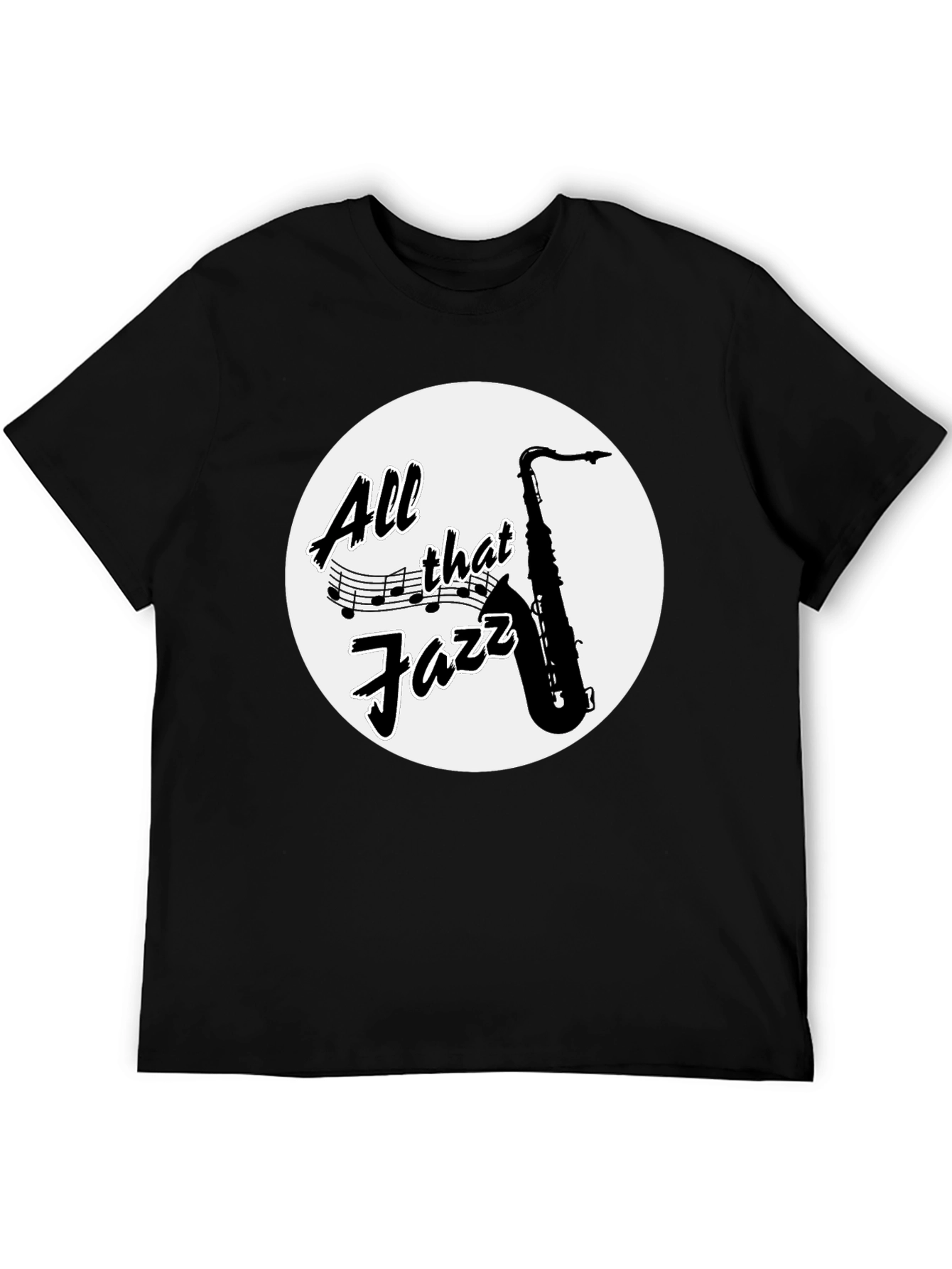 All That Jazz Saxophone Graphic Tee