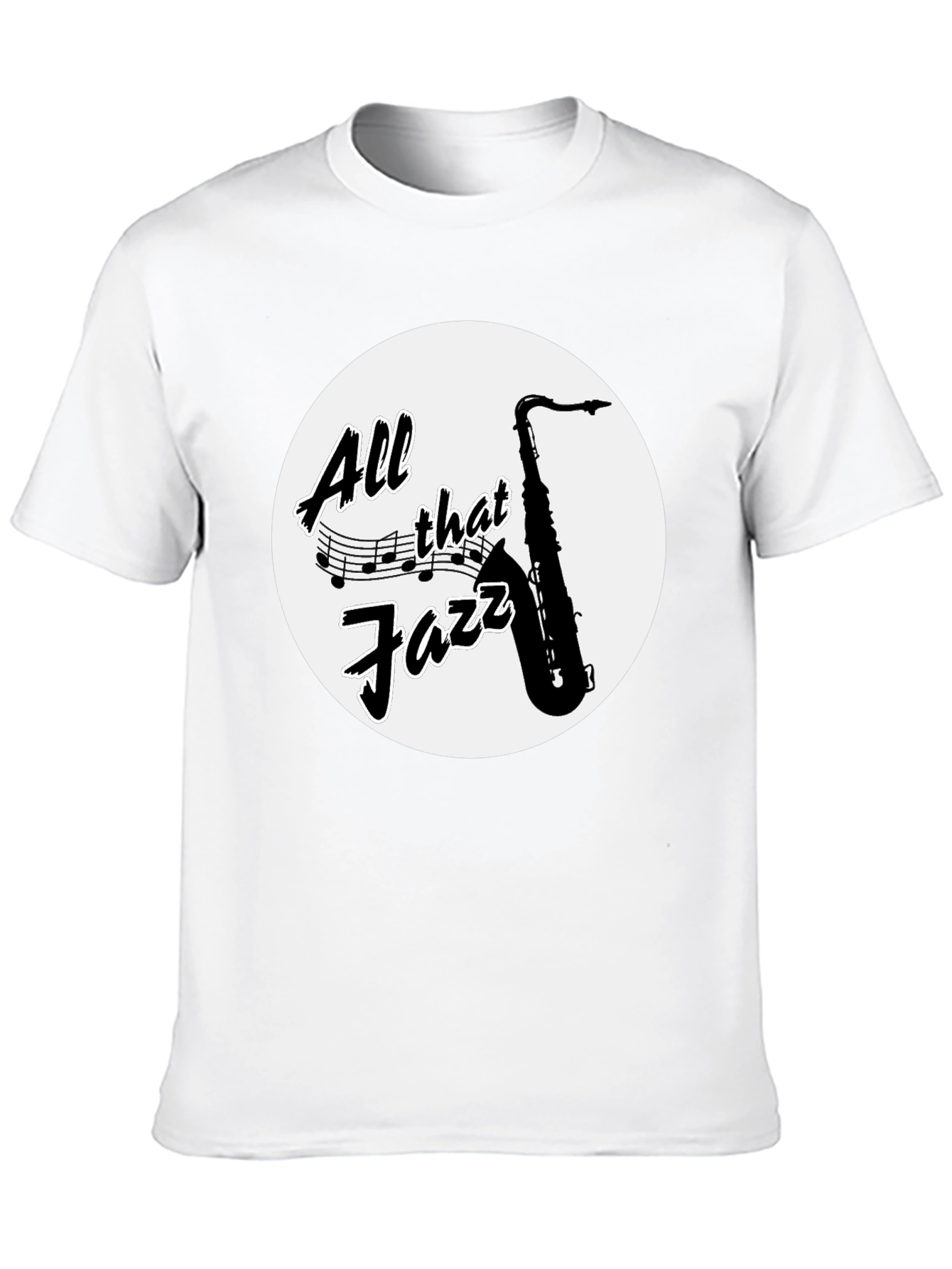 All That Jazz Saxophone Graphic Tee