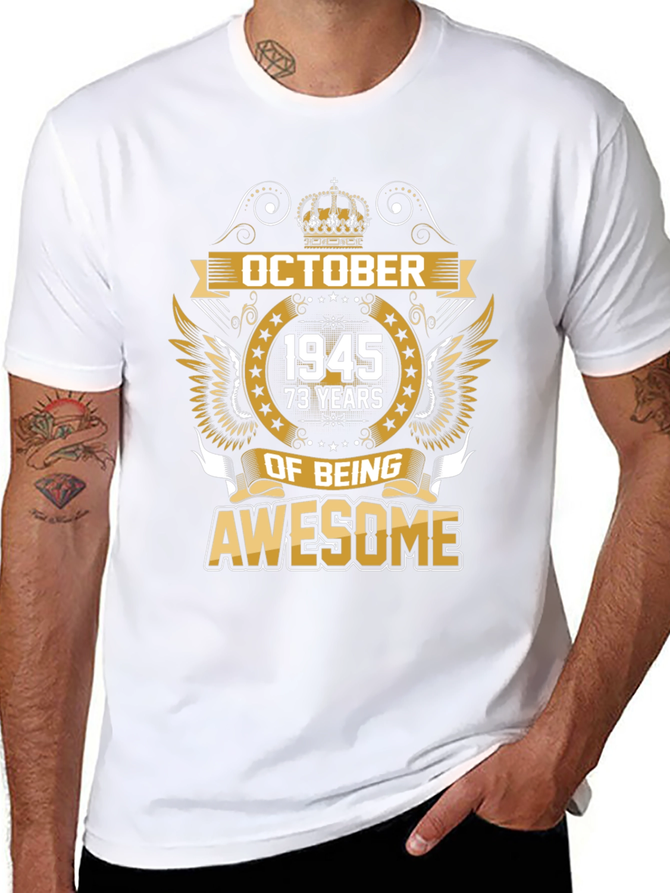 October 1945 73 Years of Being Awesome T-Shirt