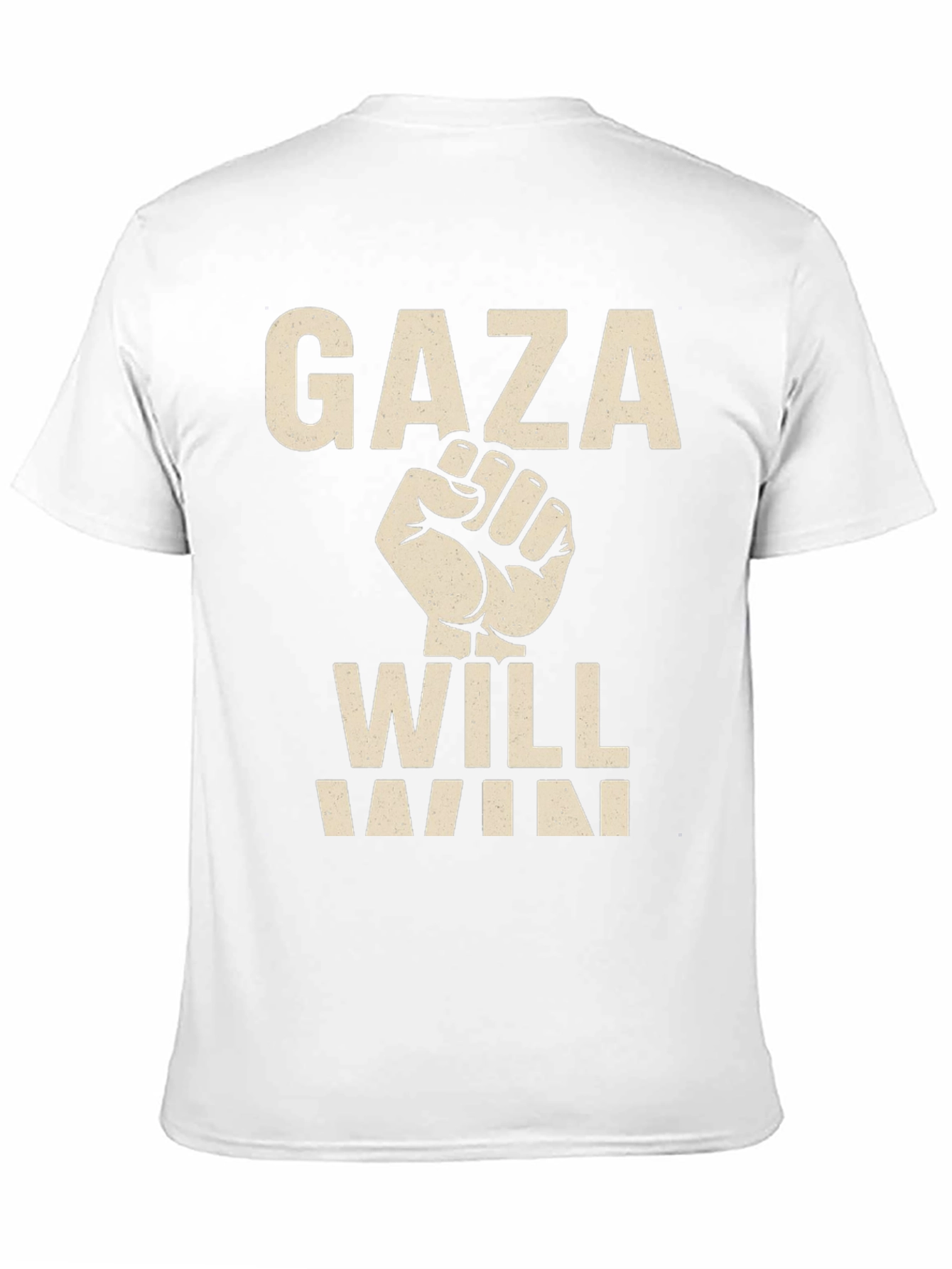 Gaza Will Win Fist T-Shirt - Black