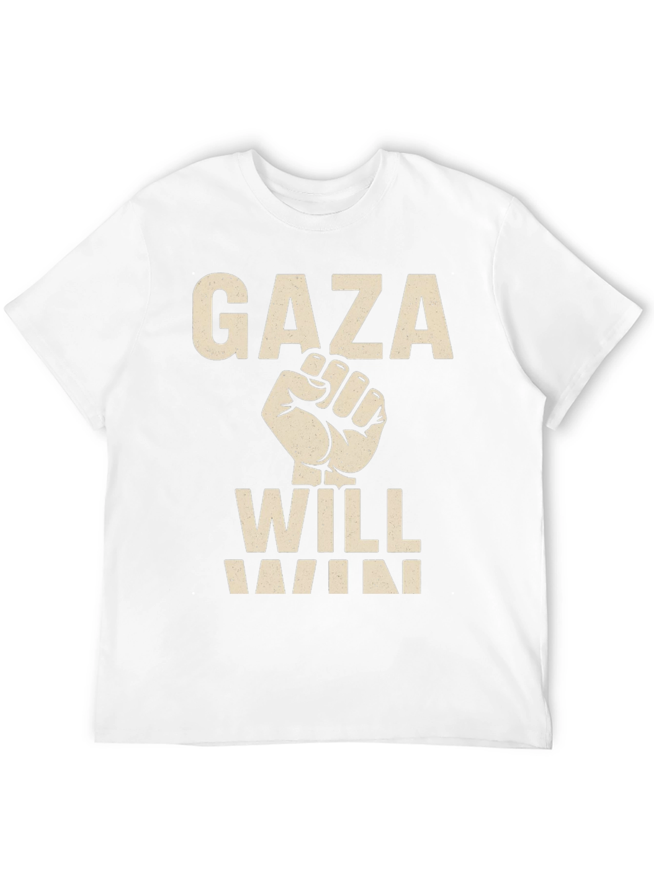 Gaza Will Win Fist T-Shirt - Black