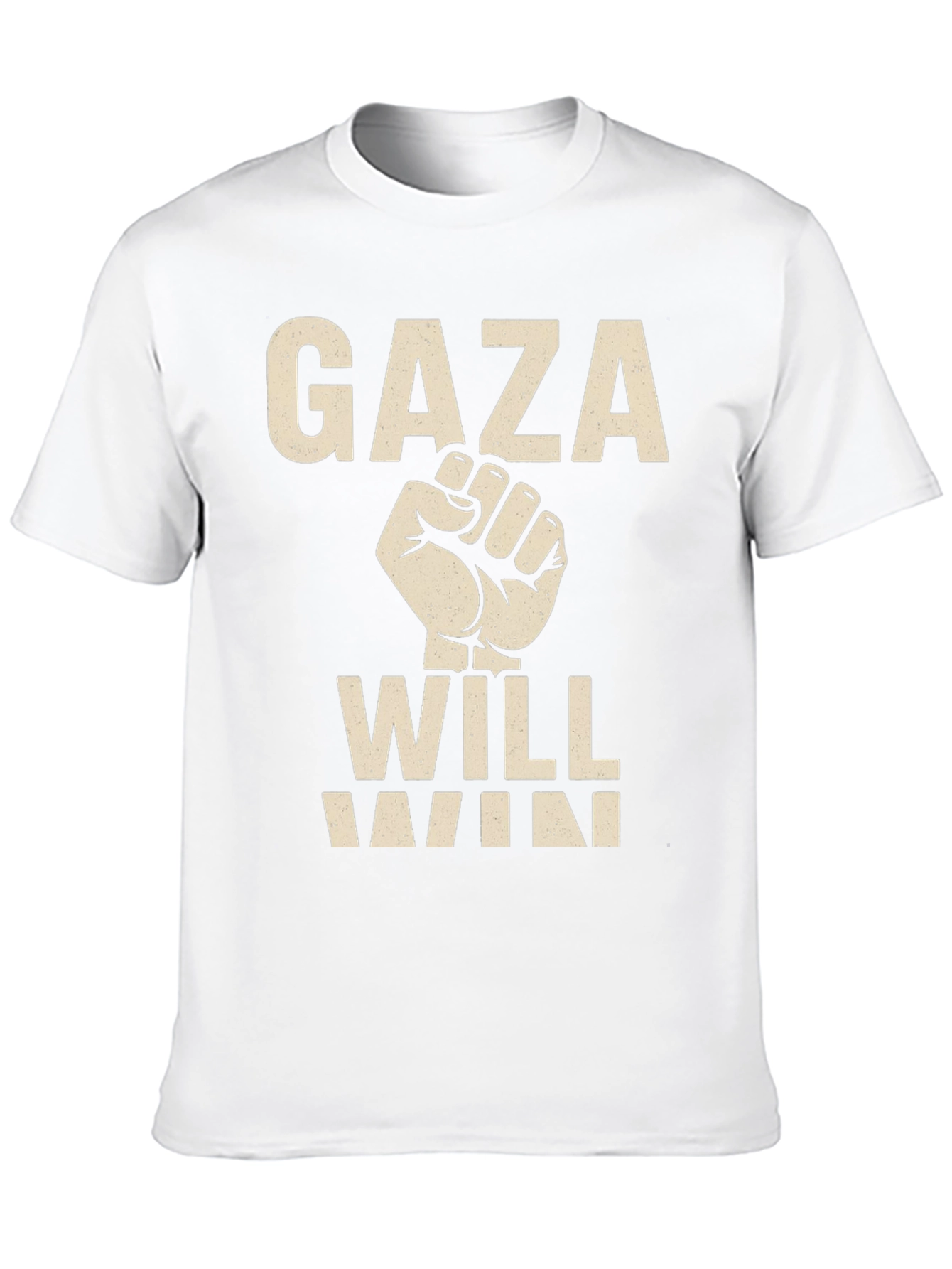 Gaza Will Win Fist T-Shirt - Black