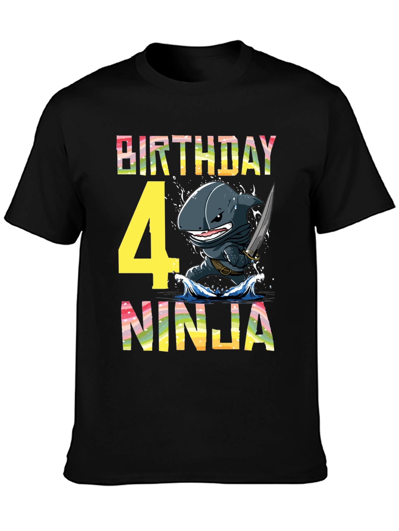 Birthday Shark Ninja T-Shirt