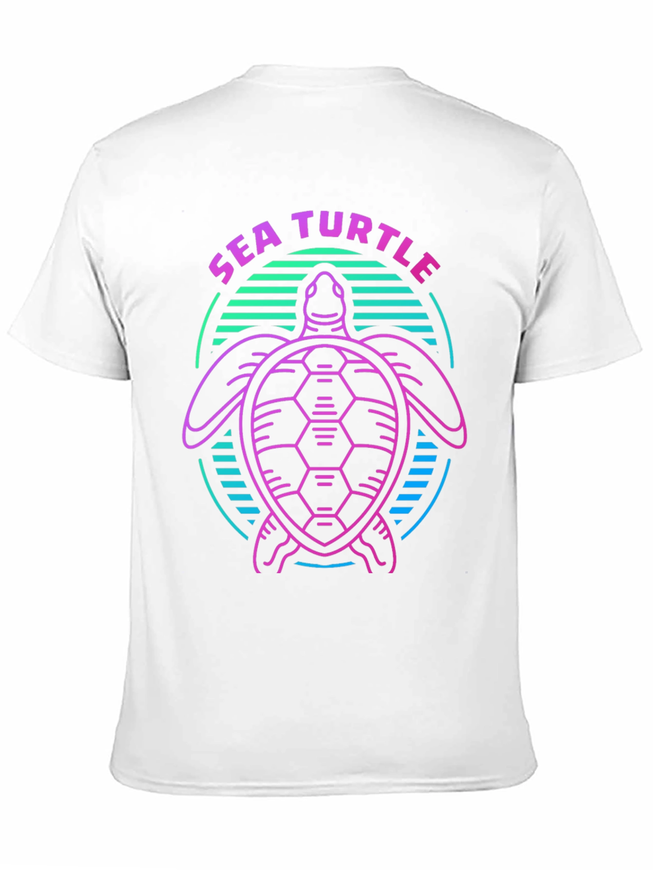 Sea Turtle Graphic Tee - Retro Style
