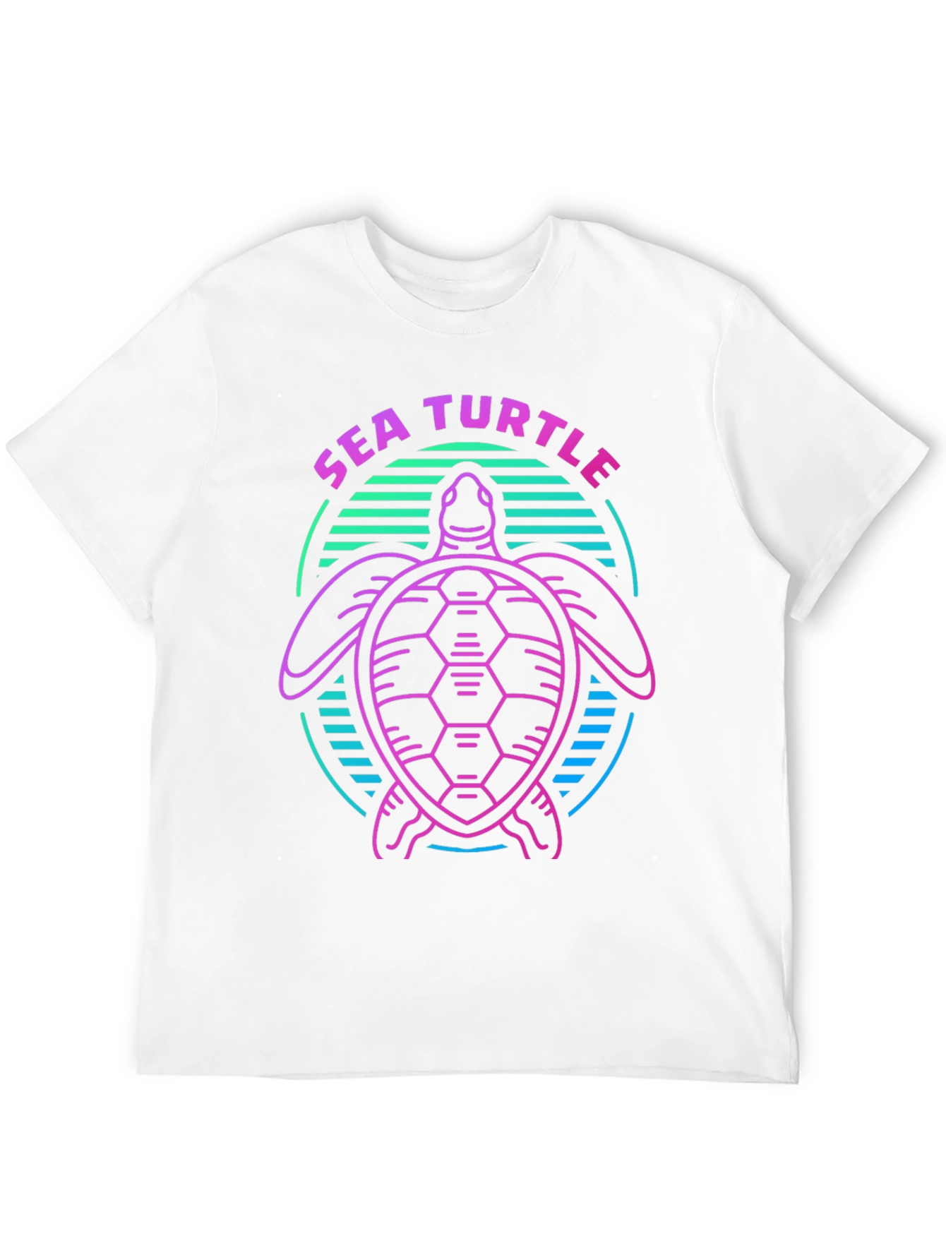 Sea Turtle Graphic Tee - Retro Style