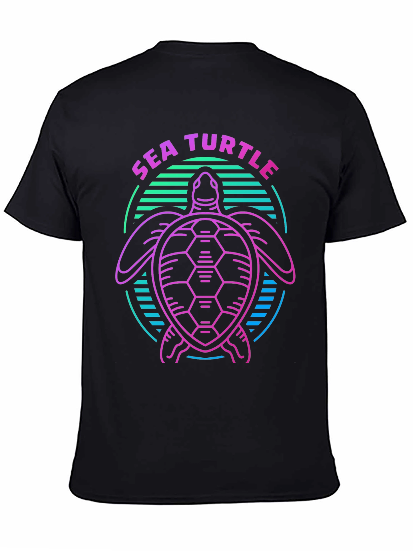 Sea Turtle Graphic Tee - Retro Style