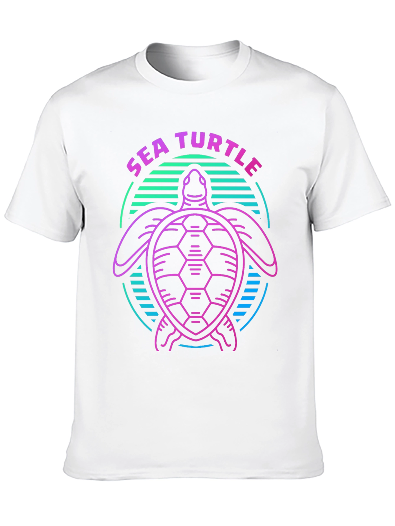 Sea Turtle Graphic Tee - Retro Style